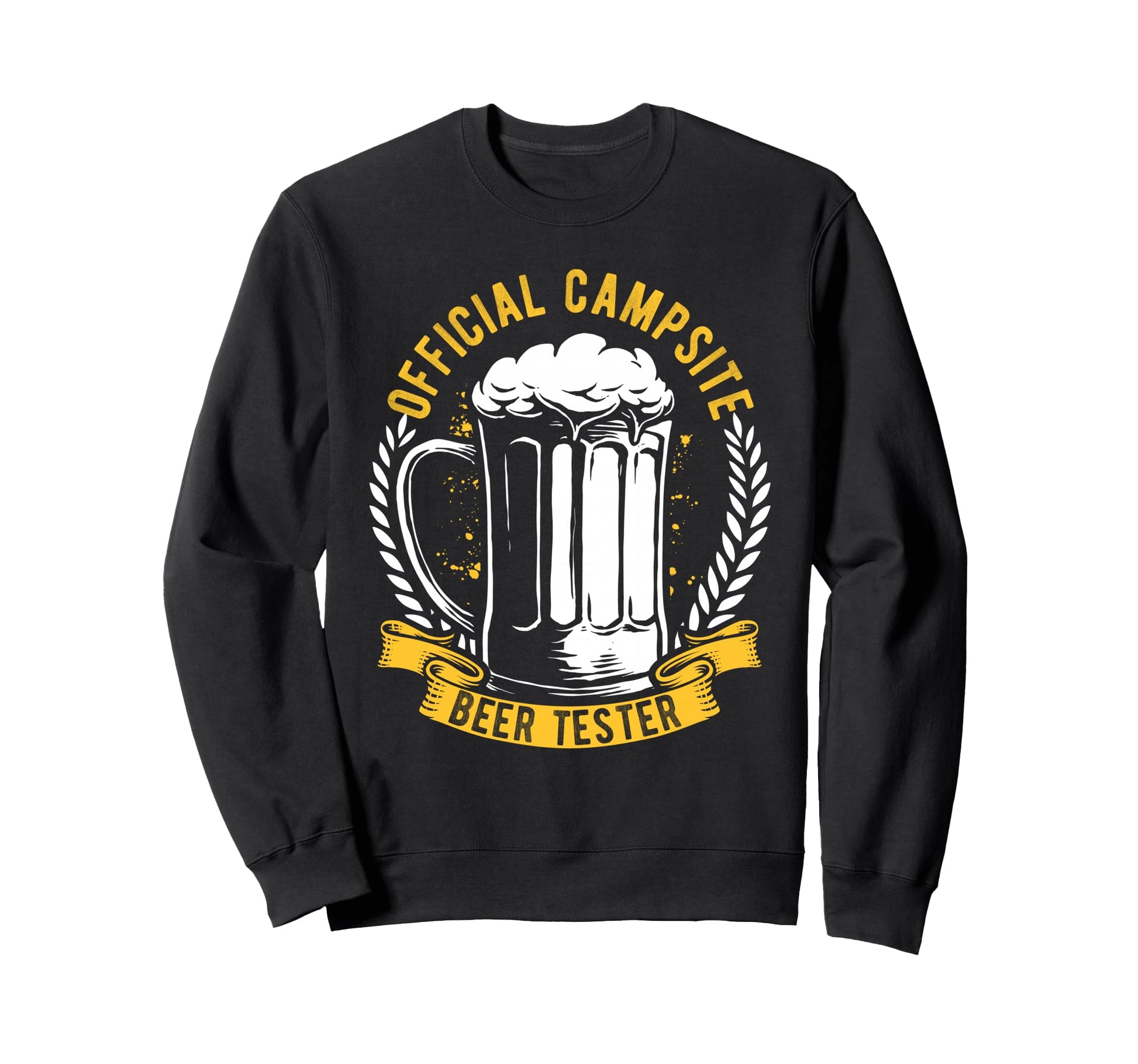 Campsite Beer Tester Sweatshirt - Trendy Graphic Unisex - T-Shirt, Sweatshirt, Hoodie
