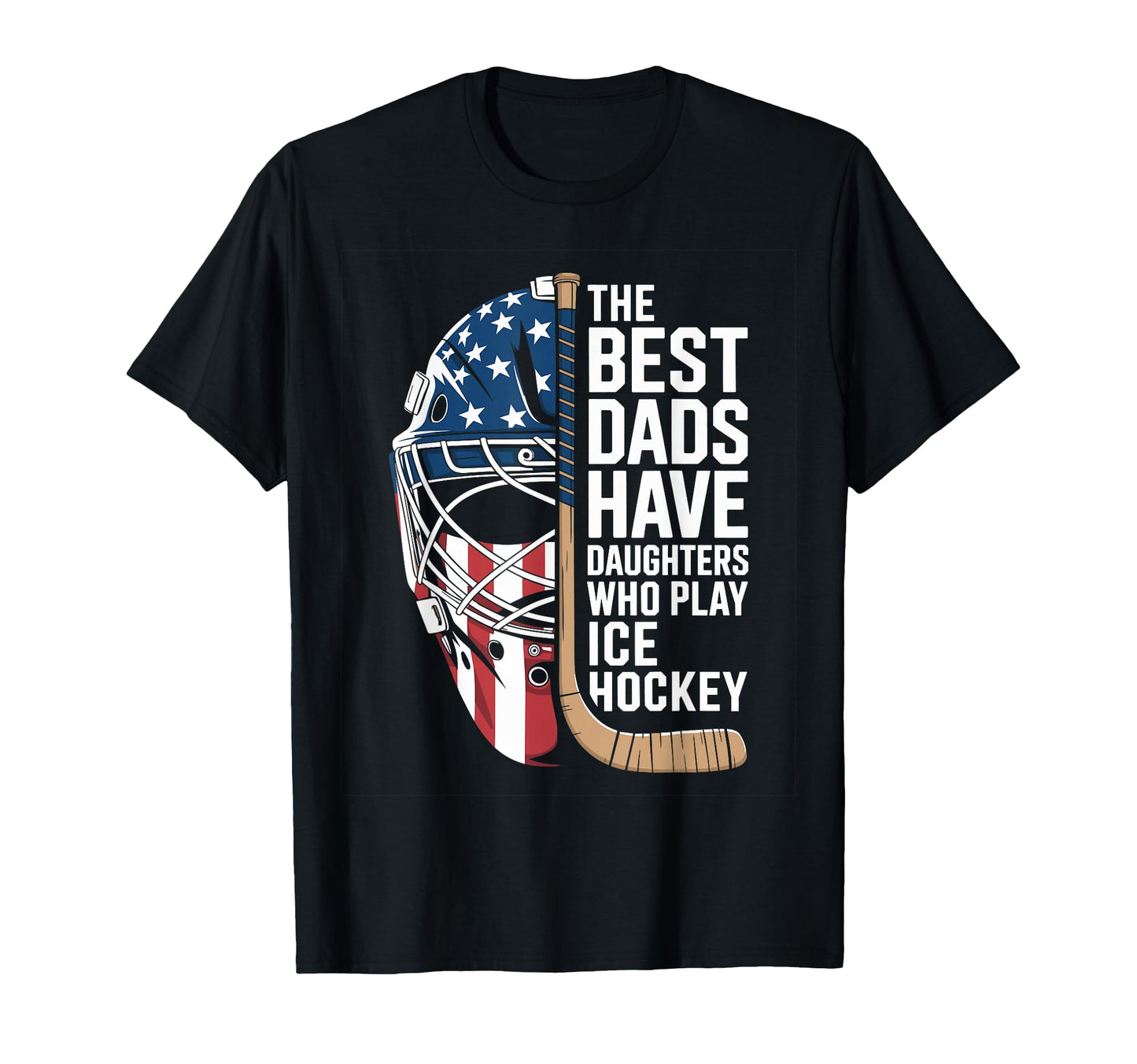 Proud Dads Who Play Ice Hockey Ice Hockey T-Shirt - Unique Graphic Unisex - T-Shirt, Sweatshirt, Hoodie
