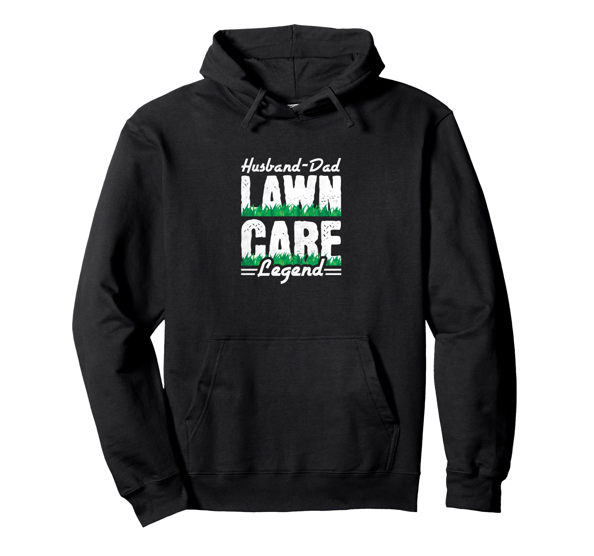 Husband Dad Lawn Care Legend Lawn Care Hoodie - Minimalist Print for Adults - T-Shirt, Sweatshirt, Hoodie