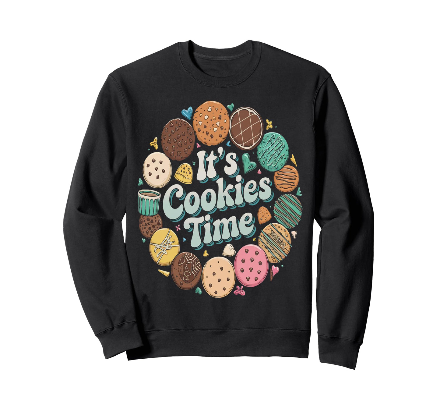 Its Cookie Time Scout Cookie Camping Sweatshirt - Trendy Graphic Men Women - T-Shirt, Sweatshirt, Hoodie