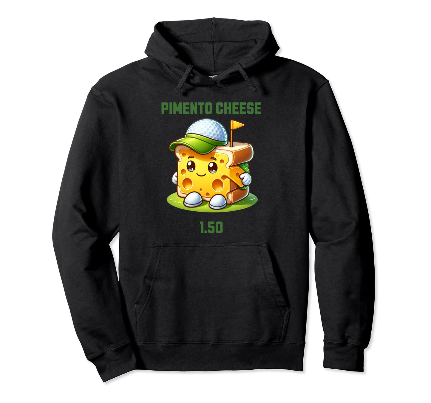 Funny Mens Golfing Pimento Cheese Hoodie - Aesthetic Graphic for Adults - T-Shirt, Sweatshirt, Hoodie