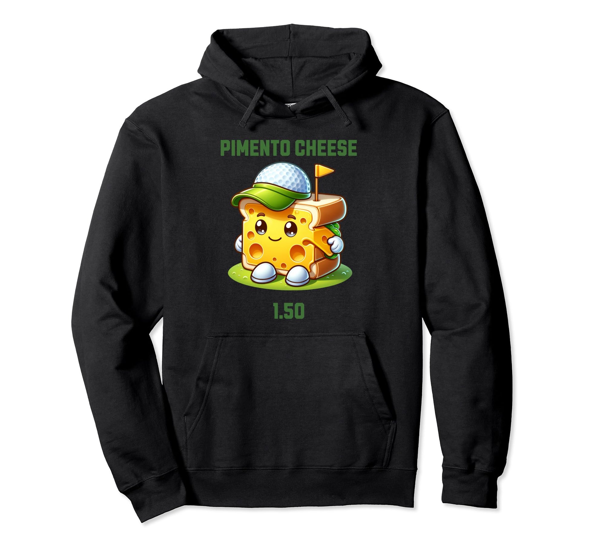 Funny Mens Golfing Pimento Cheese Hoodie - Aesthetic Graphic for Adults - T-Shirt, Sweatshirt, Hoodie