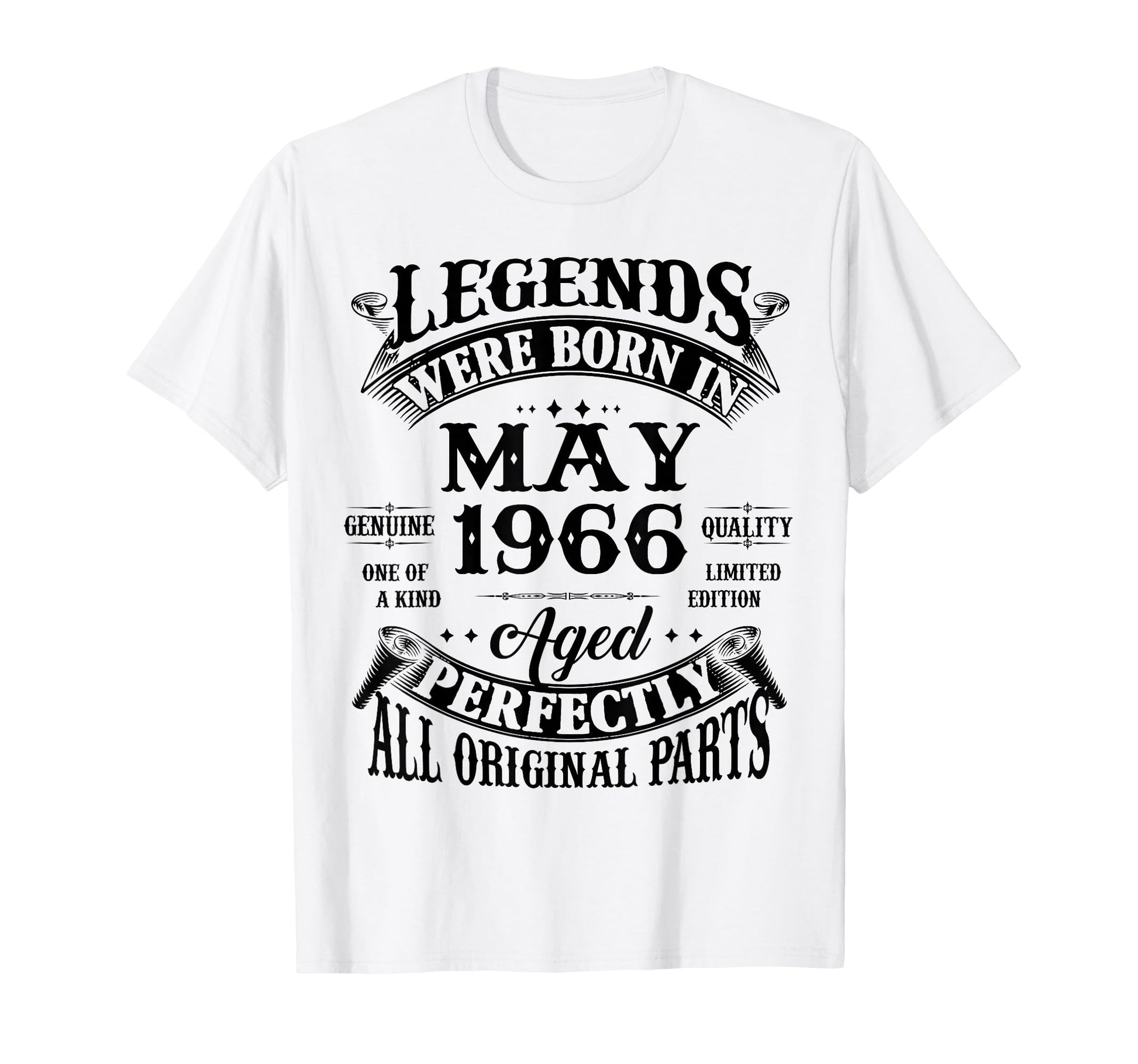60Th Birthday Gift Legend Born May 1966 T-Shirt - Graphic Print for Adults - T-Shirt, Sweatshirt, Hoodie