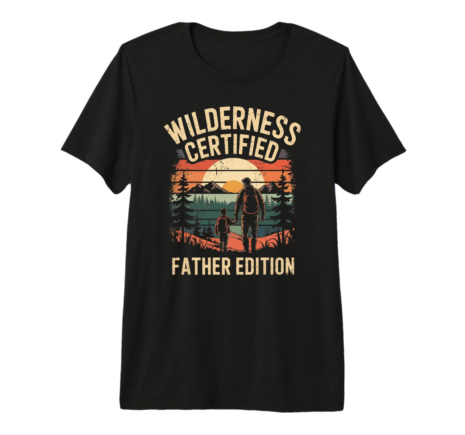 Mens Dad Camping Wilderness Father T-Shirt - Aesthetic Graphic Men Women - T-Shirt, Sweatshirt, Hoodie