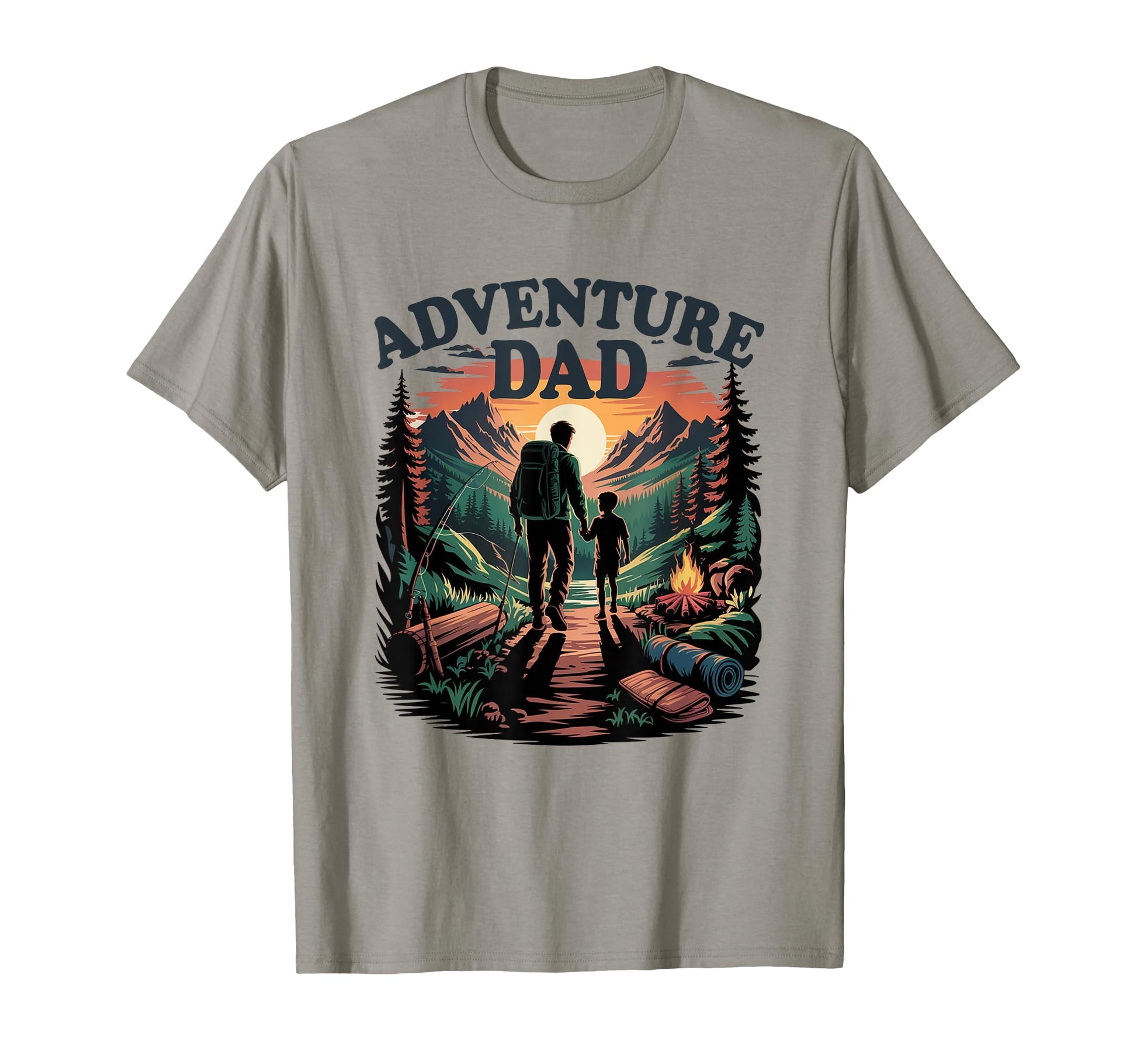 Adventure Dad Outdoor Hiking And T-Shirt - Streetwear Style Men Women - T-Shirt, Sweatshirt, Hoodie