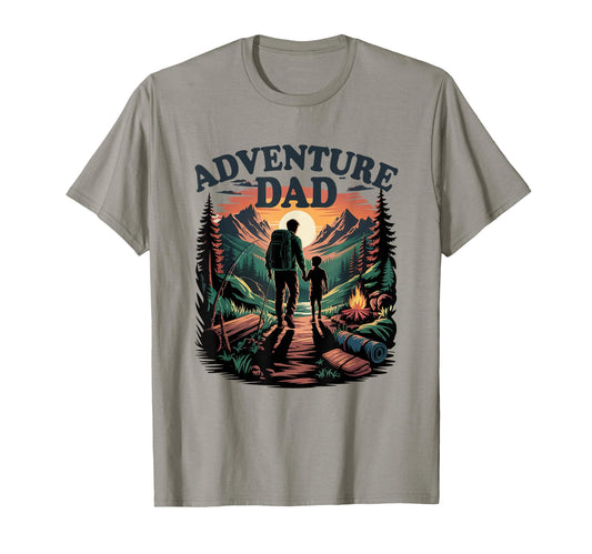 Adventure Dad Outdoor Hiking And T-Shirt - Streetwear Style Men Women - T-Shirt, Sweatshirt, Hoodie