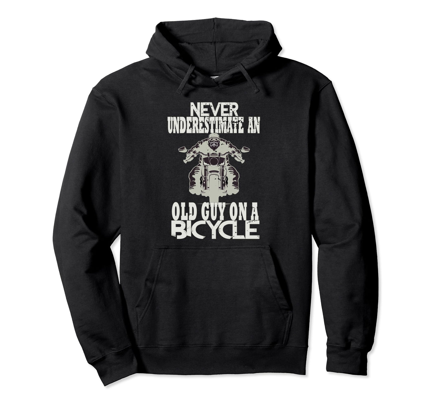Funny Never Underestimate Sarcastic Hoodie - Minimalist Print for Adults - T-Shirt, Sweatshirt, Hoodie