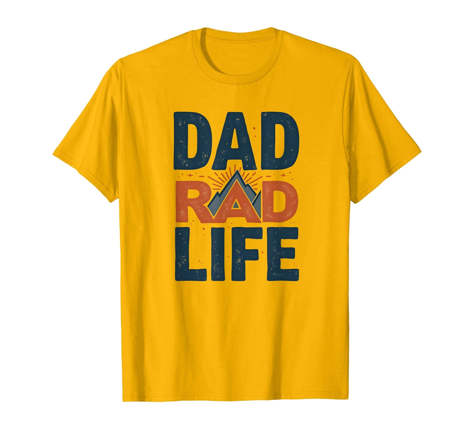 Dad Life Rad Life Typography T-Shirt - Casual Everyday Wear for Adults - T-Shirt, Sweatshirt, Hoodie