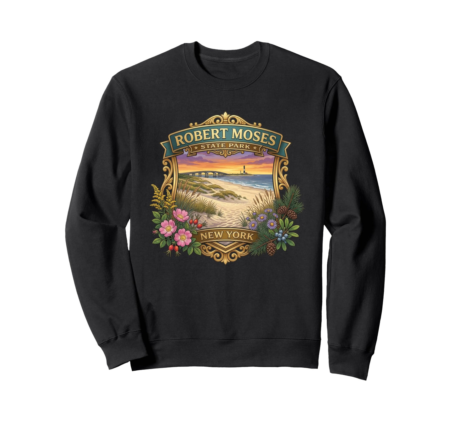 Rober Moses State Park Long Island Sweatshirt - Trendy Graphic for Adults - T-Shirt, Sweatshirt, Hoodie