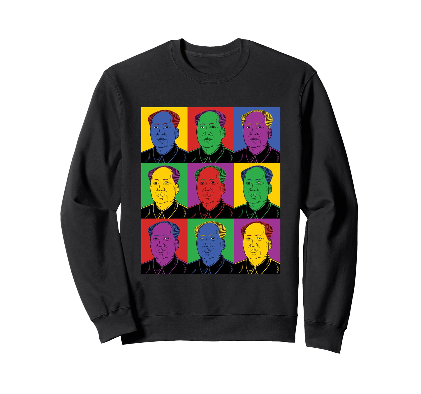 Mao Zedong Pop Art History Sweatshirt - Streetwear Style for Adults - T-Shirt, Sweatshirt, Hoodie
