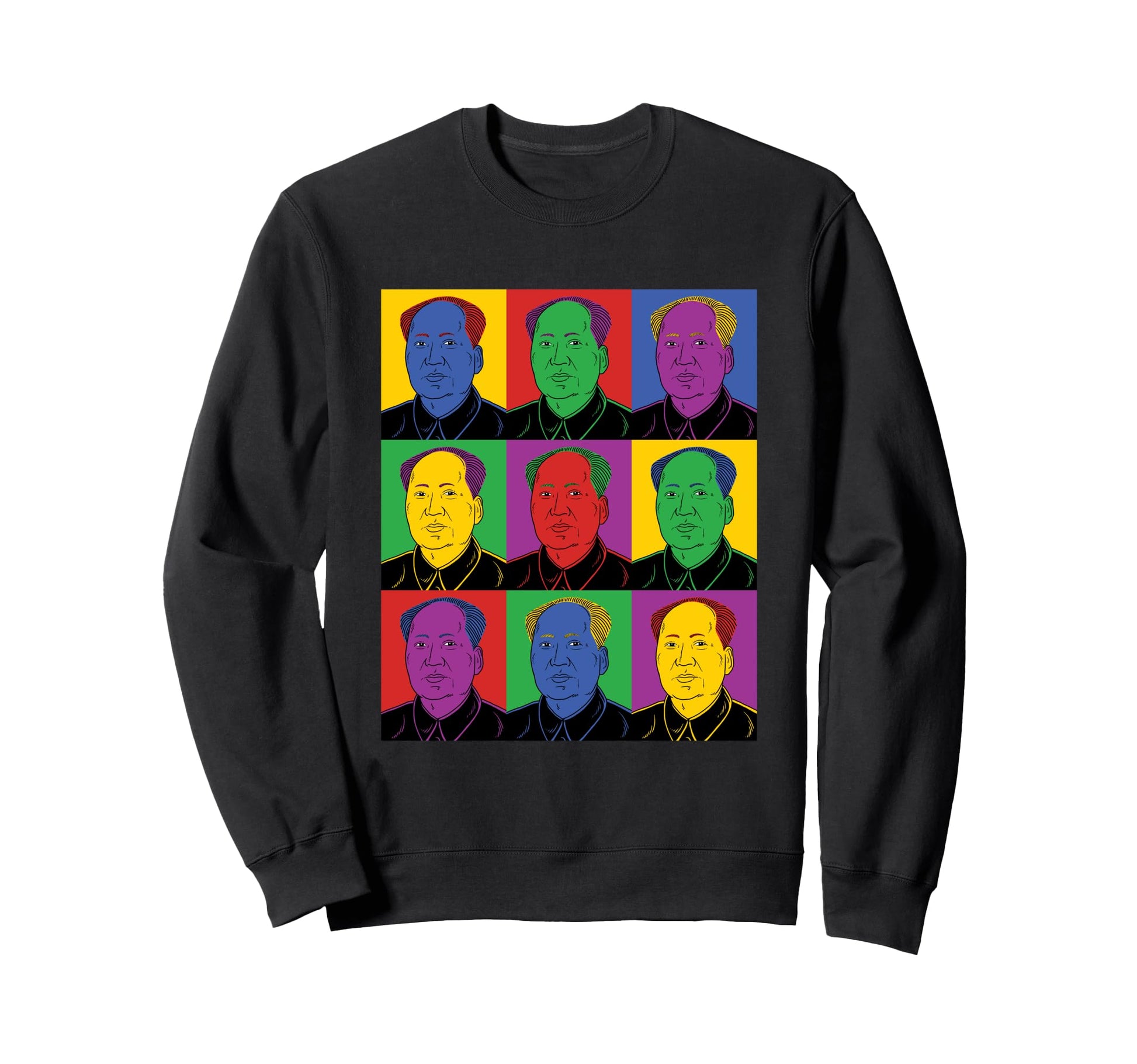 Mao Zedong Pop Art History Sweatshirt - Streetwear Style for Adults - T-Shirt, Sweatshirt, Hoodie