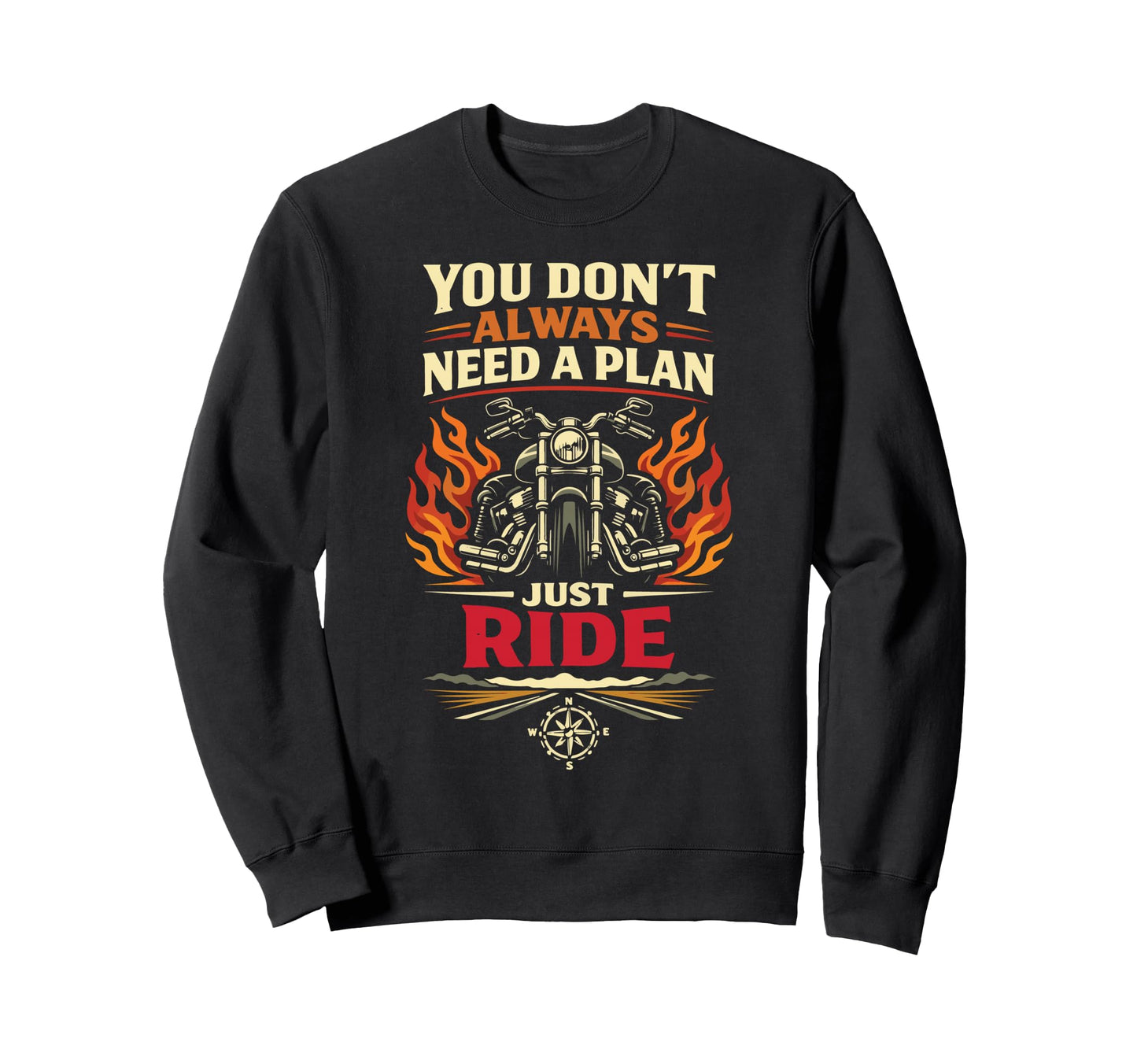Motorcycle Biker You Dont Sweatshirt - Casual Everyday Wear for Adults - T-Shirt, Sweatshirt, Hoodie