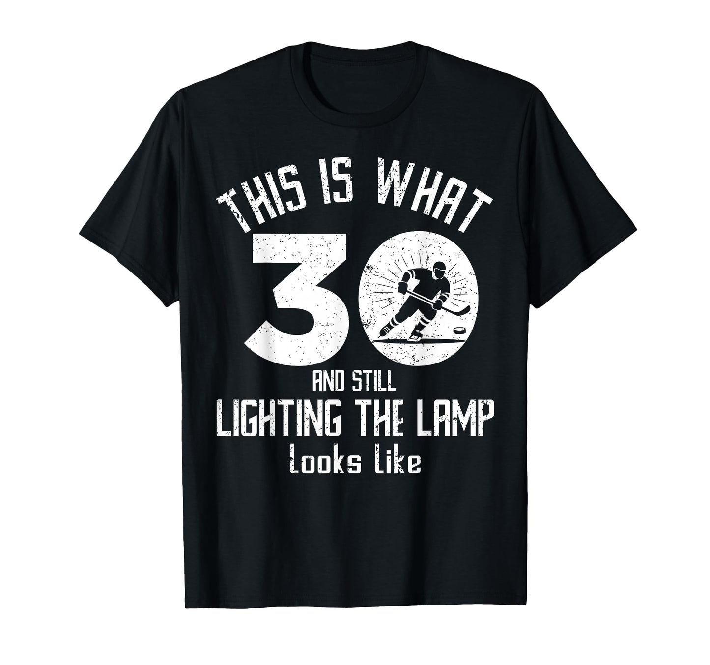 Funny Ice Hockey 30Th Birthday 30 T-Shirt - Fun Novelty Design for Adults - T-Shirt, Sweatshirt, Hoodie