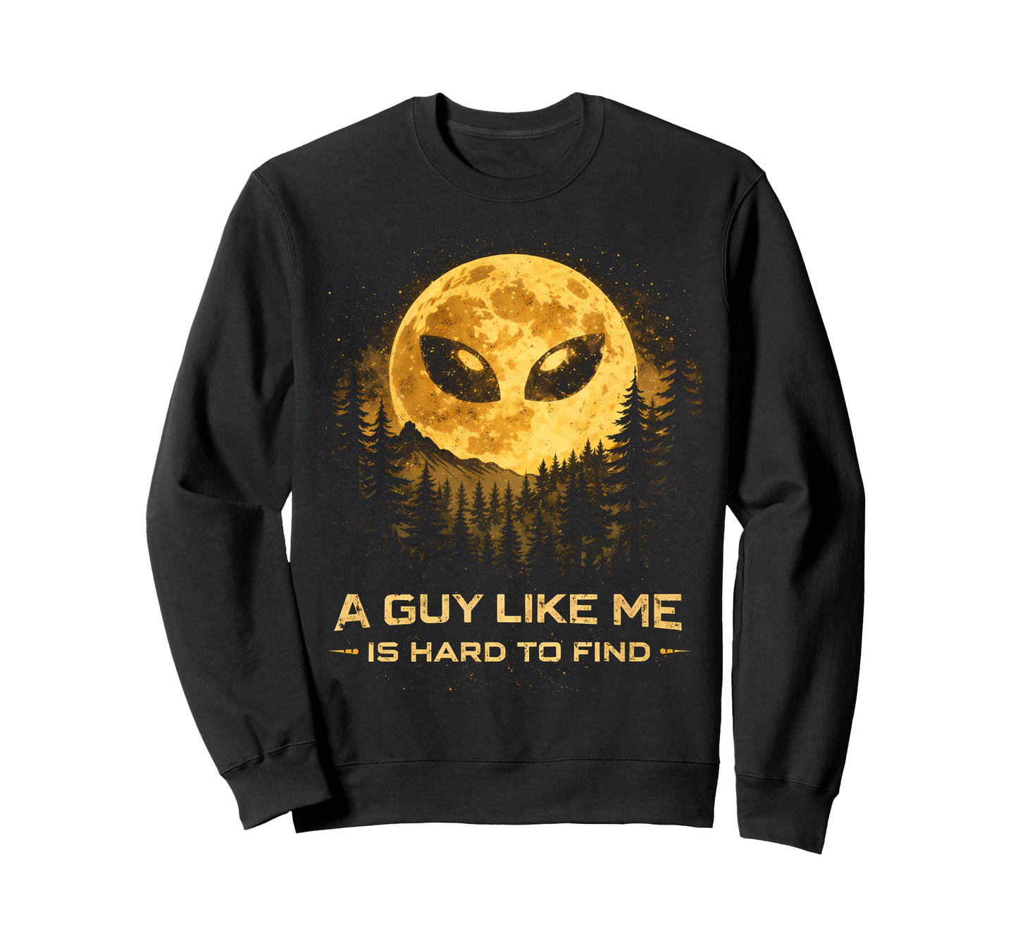 Funny Alien Sunset Forest Sci Fi Sweatshirt - Streetwear Style Men Women - T-Shirt, Sweatshirt, Hoodie