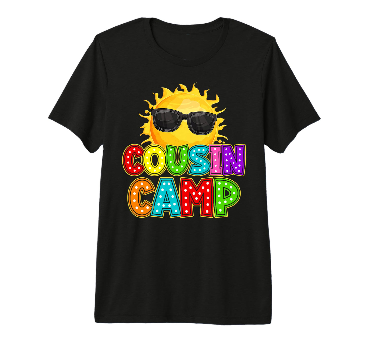 Funny Cousin Camp 2026 Crew T-Shirt - Casual Everyday Wear for Adults - T-Shirt, Sweatshirt, Hoodie