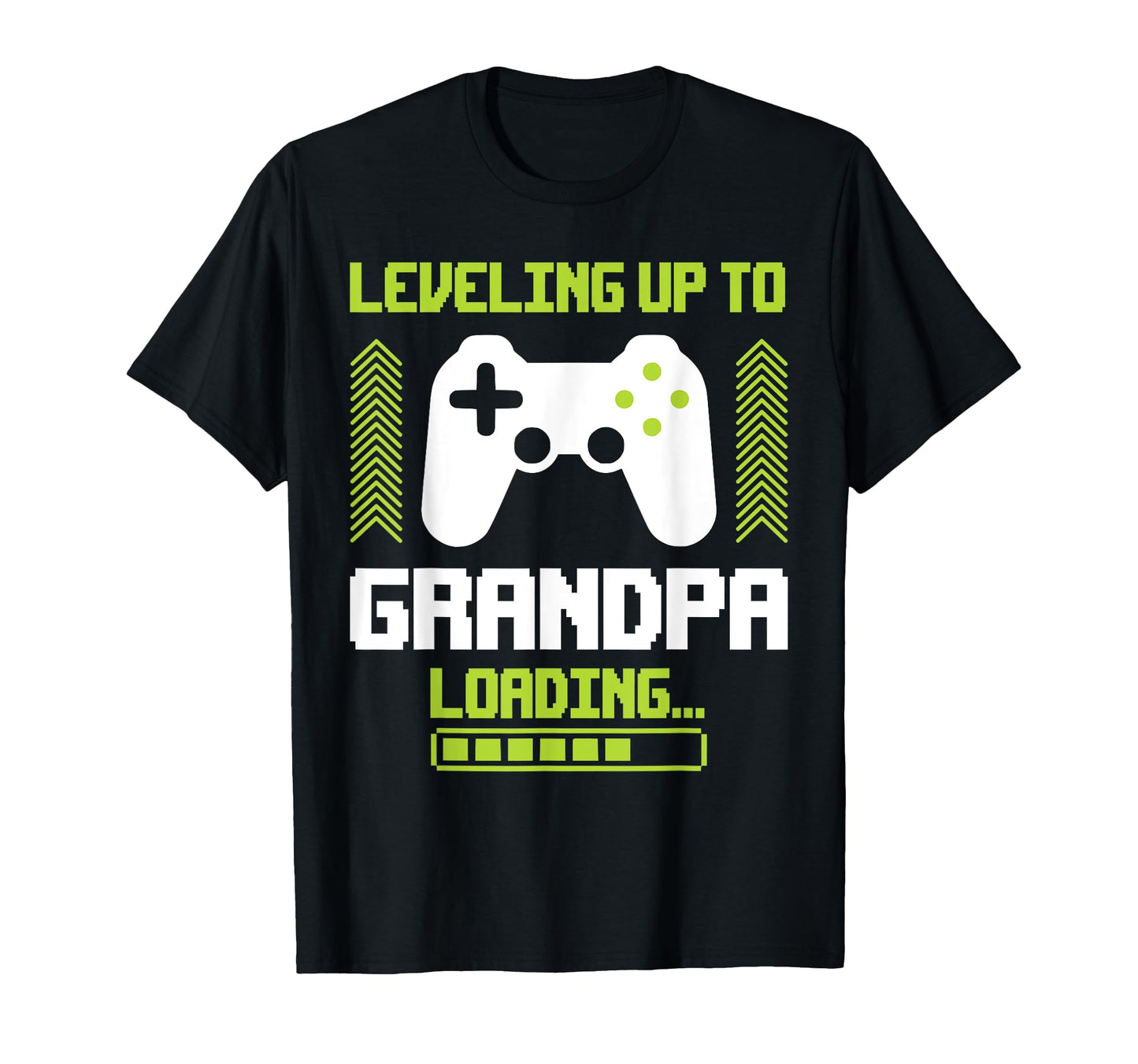 Leveled Up To Grandpa Promoted T-Shirt - Casual Everyday Wear for Adults - T-Shirt, Sweatshirt, Hoodie