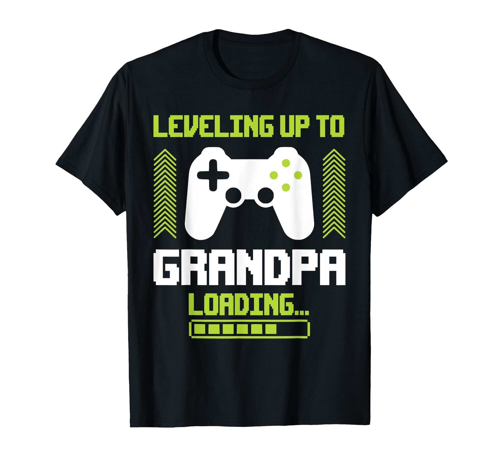 Leveled Up To Grandpa Promoted T-Shirt - Casual Everyday Wear for Adults - T-Shirt, Sweatshirt, Hoodie
