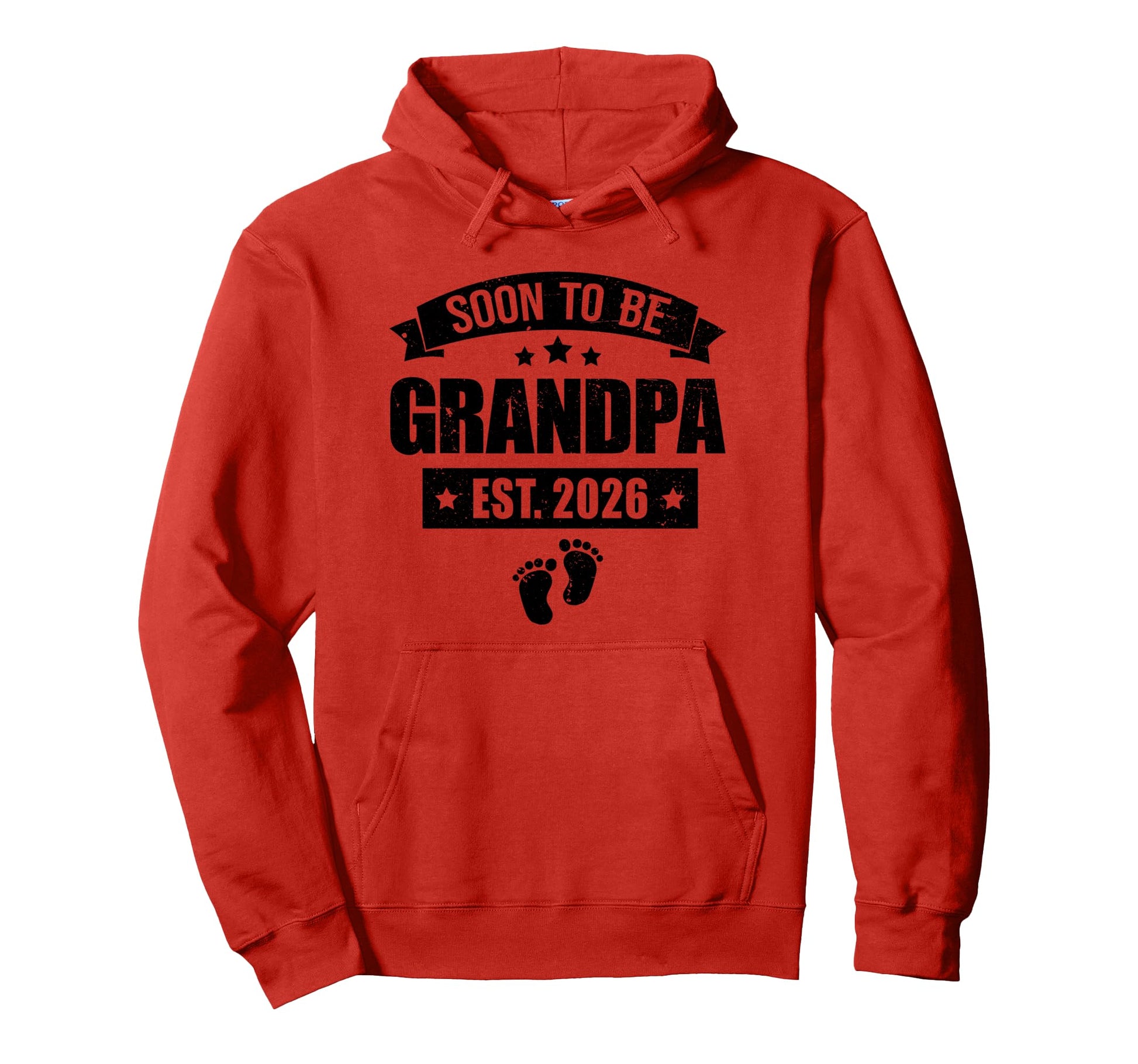 Soon To Be Grandpa Est 2026 Pregnancy Hoodie - Minimalist Print Men Women - T-Shirt, Sweatshirt, Hoodie