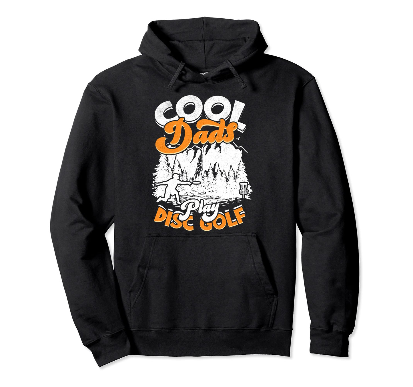 Disc Golfing Discgolf Basket Dads Play Hoodie - Novelty Apparel for Adults - T-Shirt, Sweatshirt, Hoodie