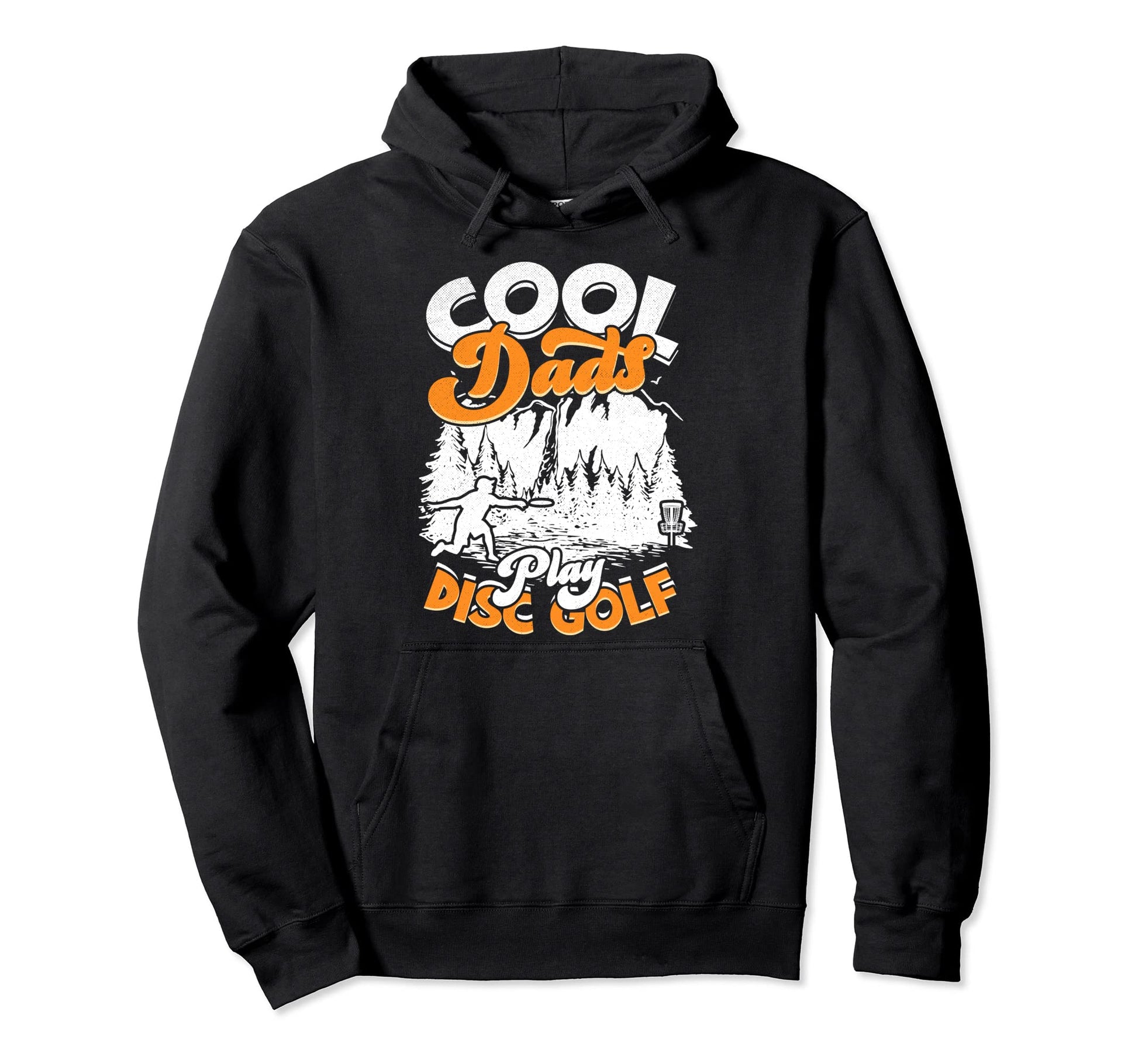 Disc Golfing Discgolf Basket Dads Play Hoodie - Novelty Apparel for Adults - T-Shirt, Sweatshirt, Hoodie