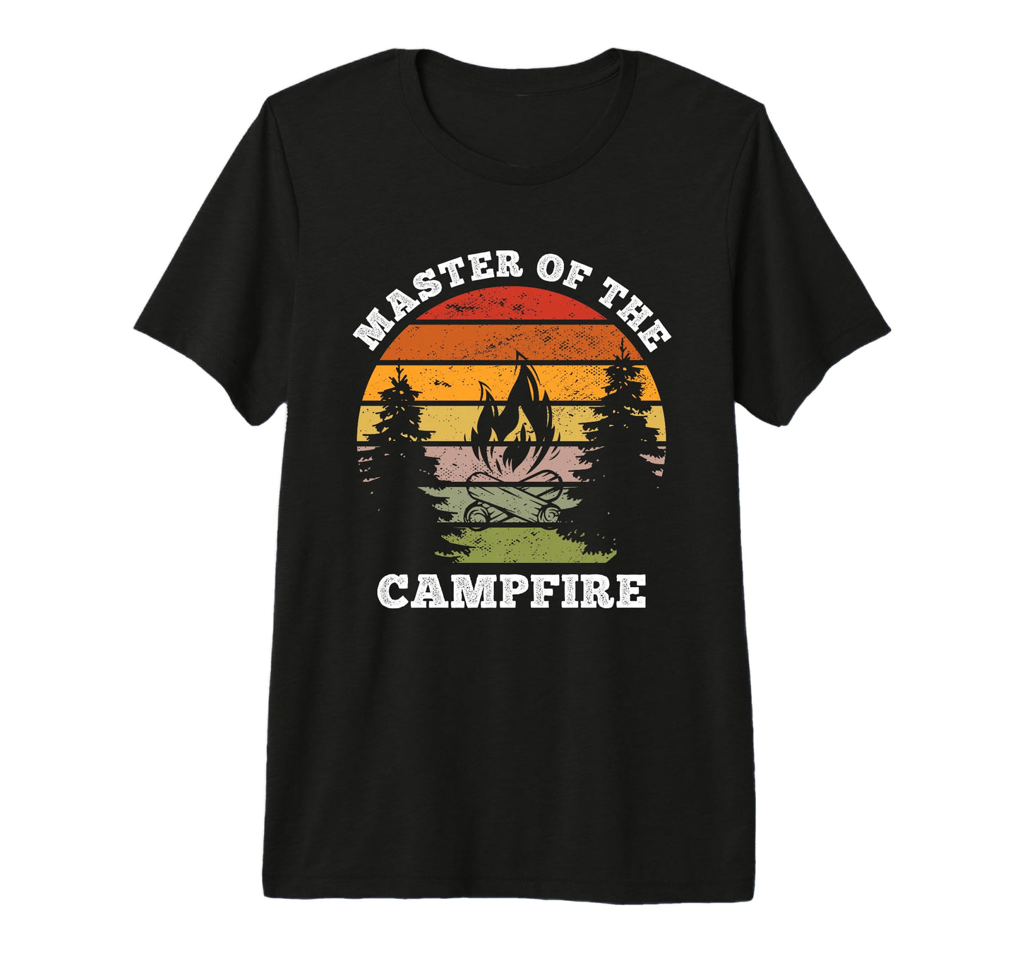 Master Campfire Camping Gift Tri Blend T-Shirt - Fun Novelty Design Unisex - T-Shirt, Sweatshirt, Hoodie