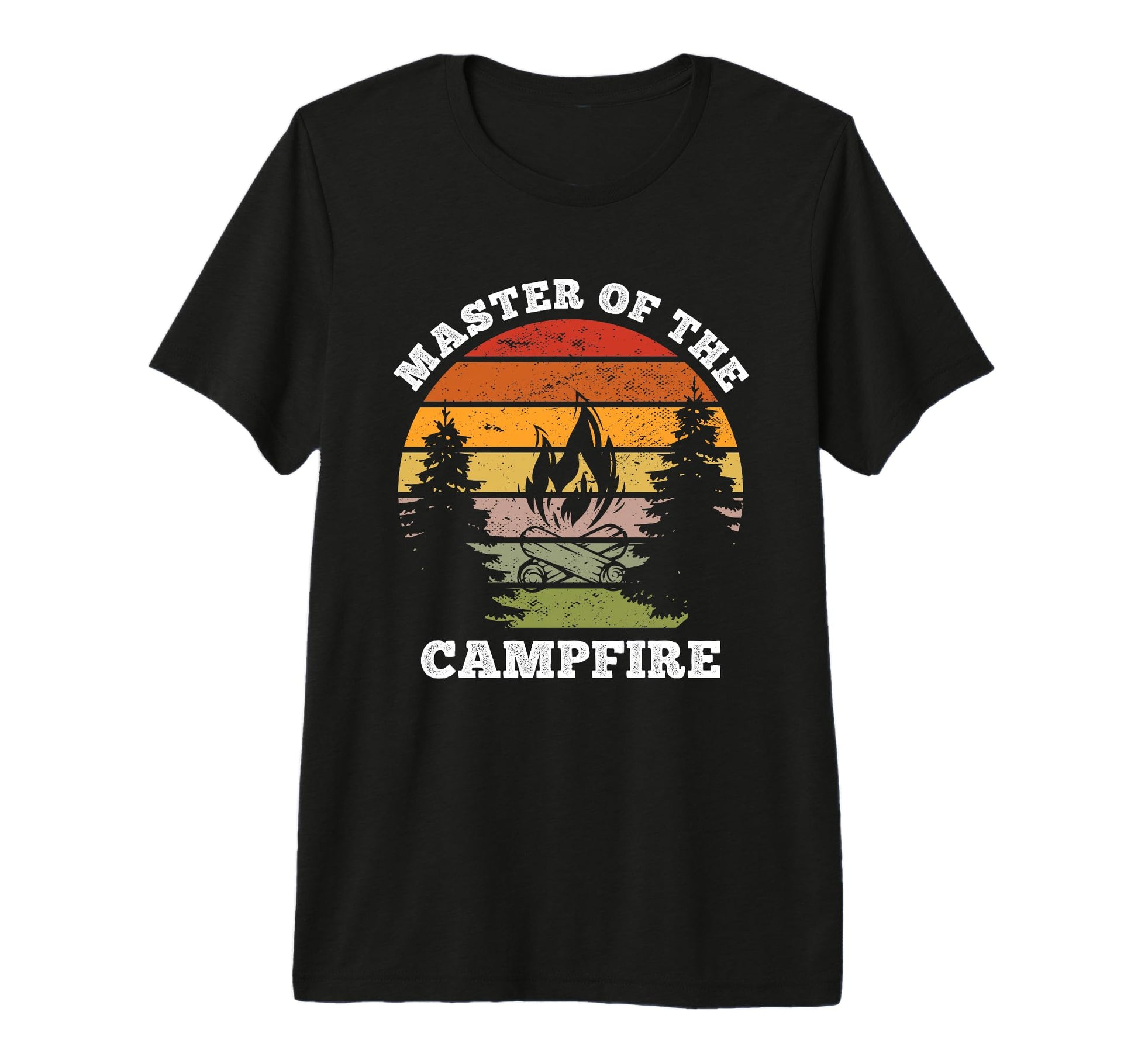 Master Campfire Camping Gift Tri Blend T-Shirt - Fun Novelty Design Unisex - T-Shirt, Sweatshirt, Hoodie