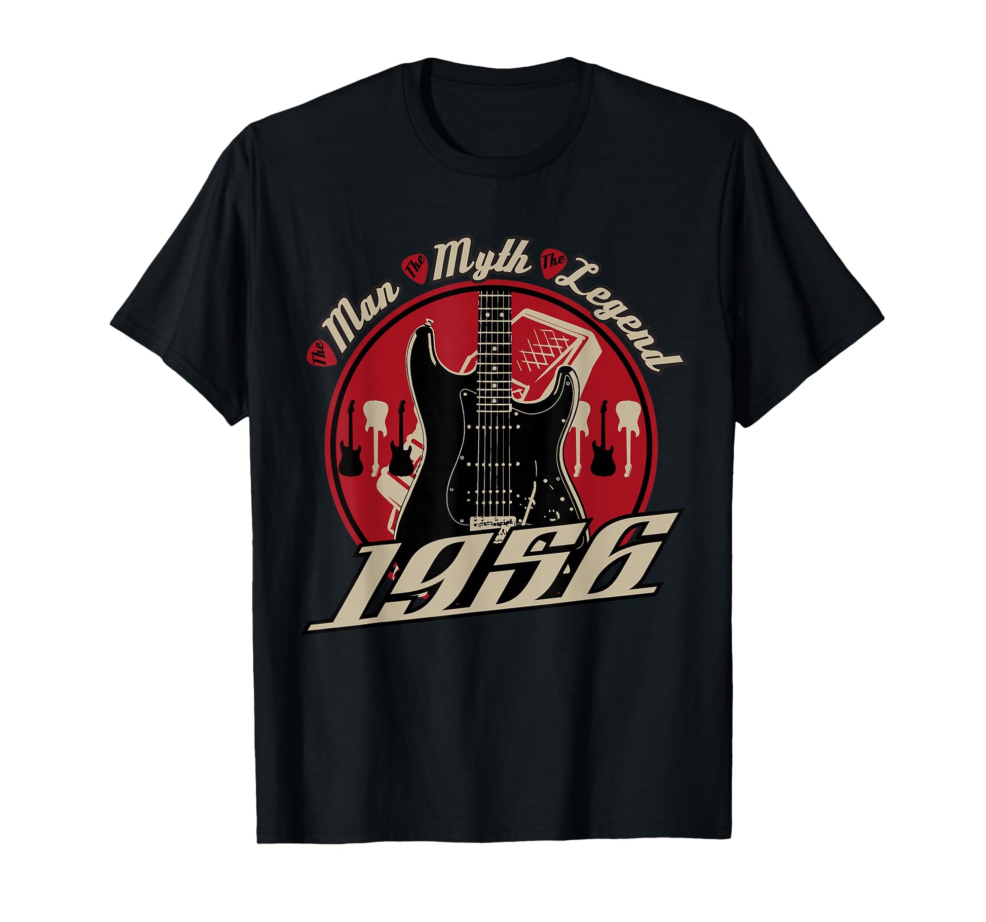 70Th Birthday Gift Guitar Players T-Shirt - Casual Everyday Wear Men Women - T-Shirt, Sweatshirt, Hoodie