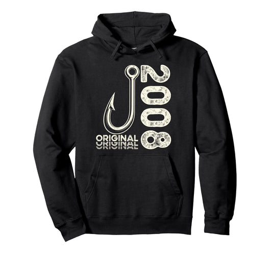 18Th Birthday Fishing Gift Hoodie - Casual Everyday Wear Men Women - T-Shirt, Sweatshirt, Hoodie