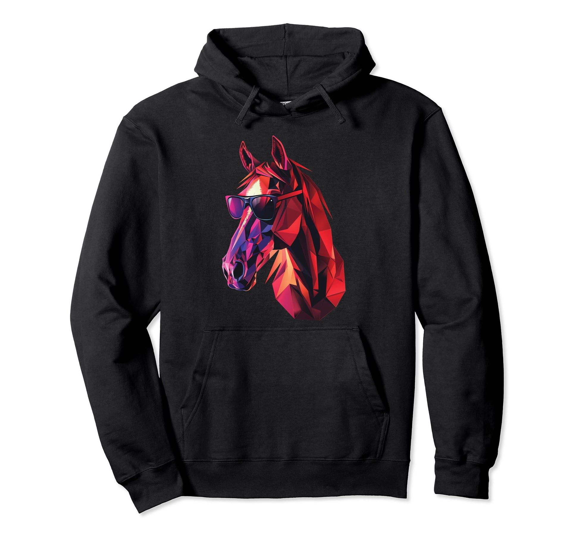Horse Dad Mom Sunglasses Coldblood Hoodie - Unique Graphic Men Women - T-Shirt, Sweatshirt, Hoodie