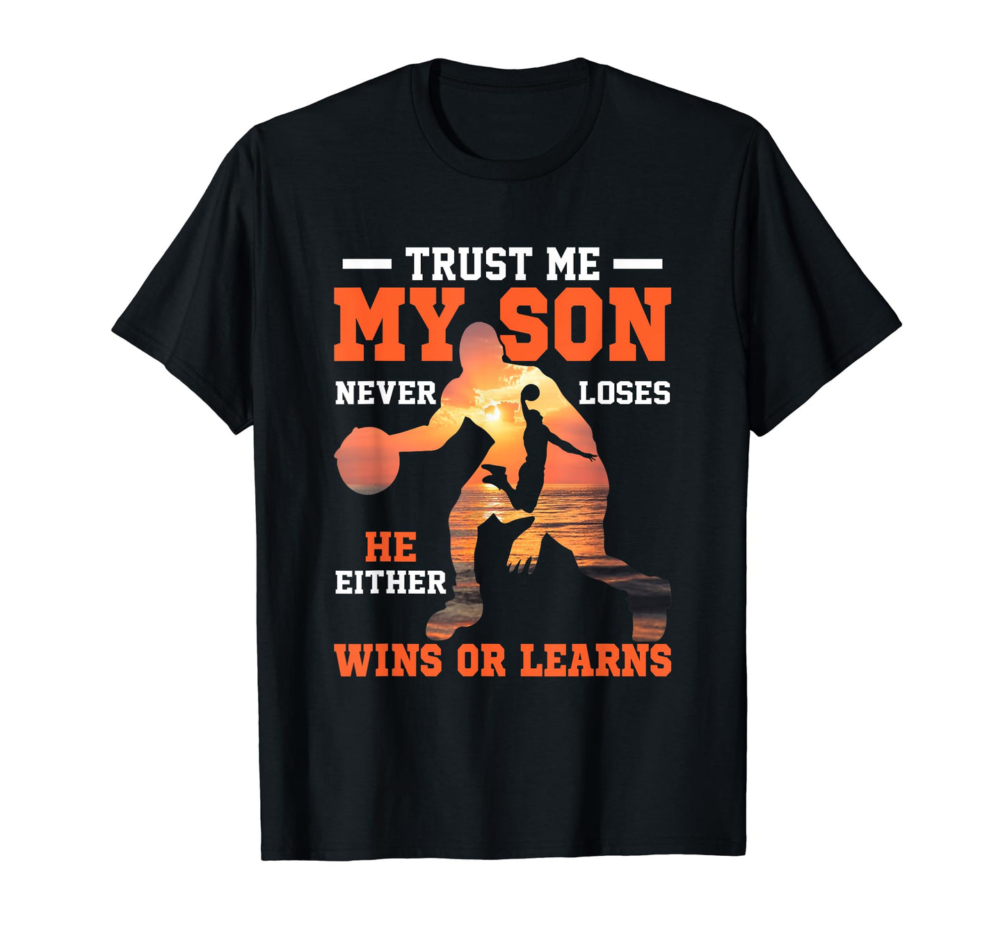 Basketball Player Mom Dad Son T-Shirt - Graphic Print for Adults - T-Shirt, Sweatshirt, Hoodie