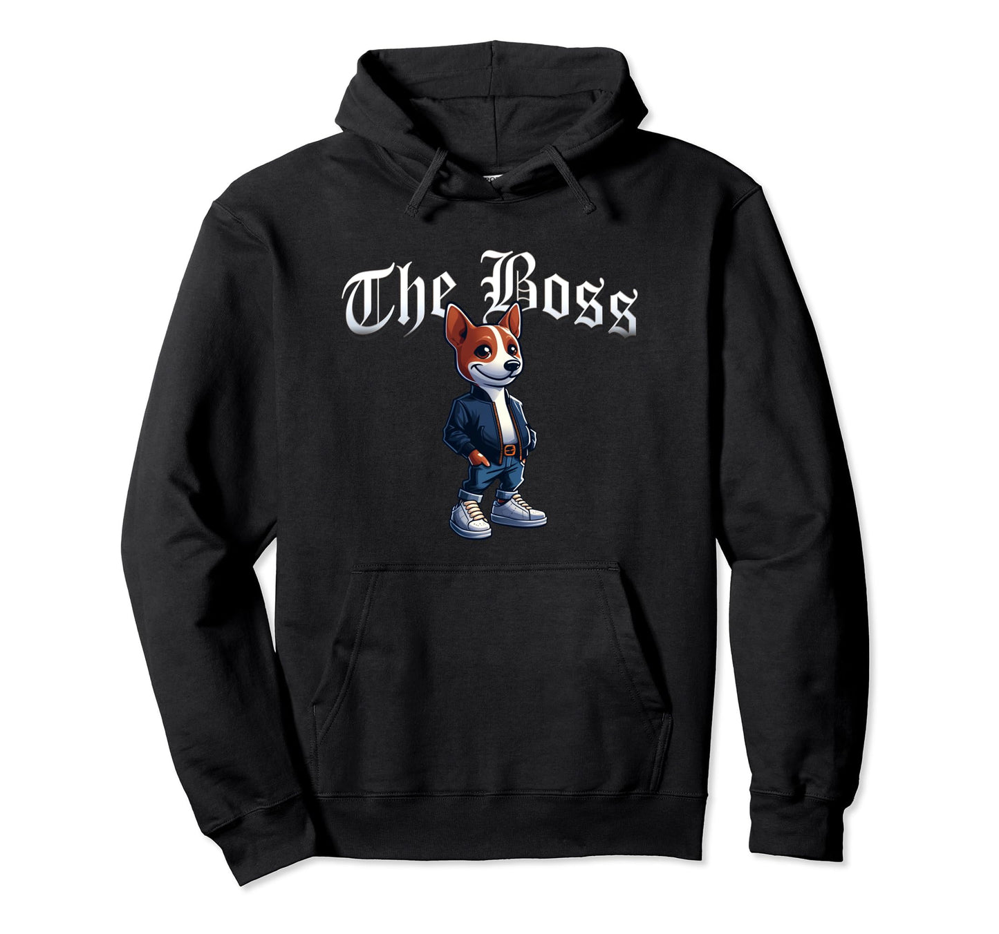 Basenji Dog Boss Jacket Outfit Dog Mom Hoodie - Streetwear Style Men Women - T-Shirt, Sweatshirt, Hoodie