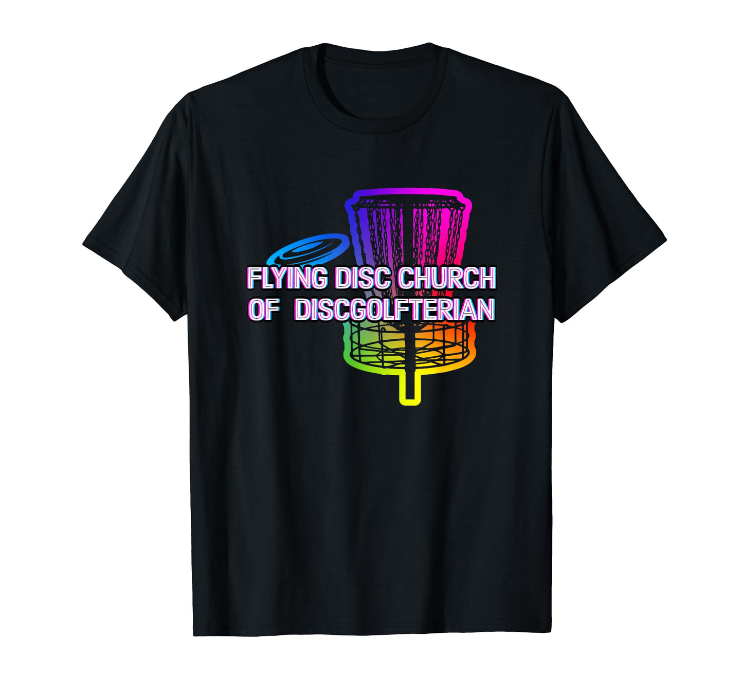 Flying Disc Church Funny Disc Golf T-Shirt - Unique Graphic for Adults - T-Shirt, Sweatshirt, Hoodie