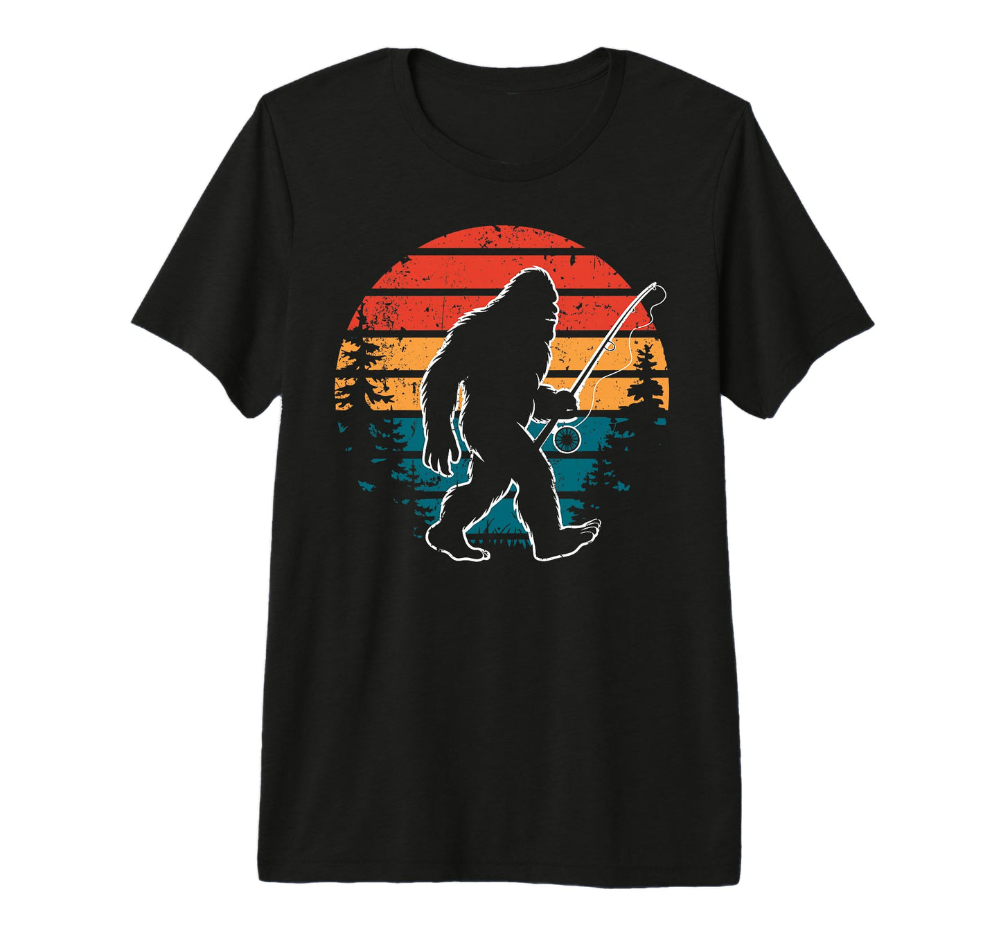 Bassquatch Sasquatch Fisher Bass T-Shirt - Trendy Graphic for Adults - T-Shirt, Sweatshirt, Hoodie