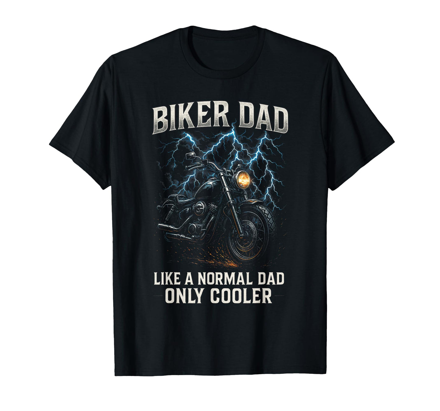 Biker Dad Motorcycle T-Shirt - Graphic Print for Adults - T-Shirt, Sweatshirt, Hoodie