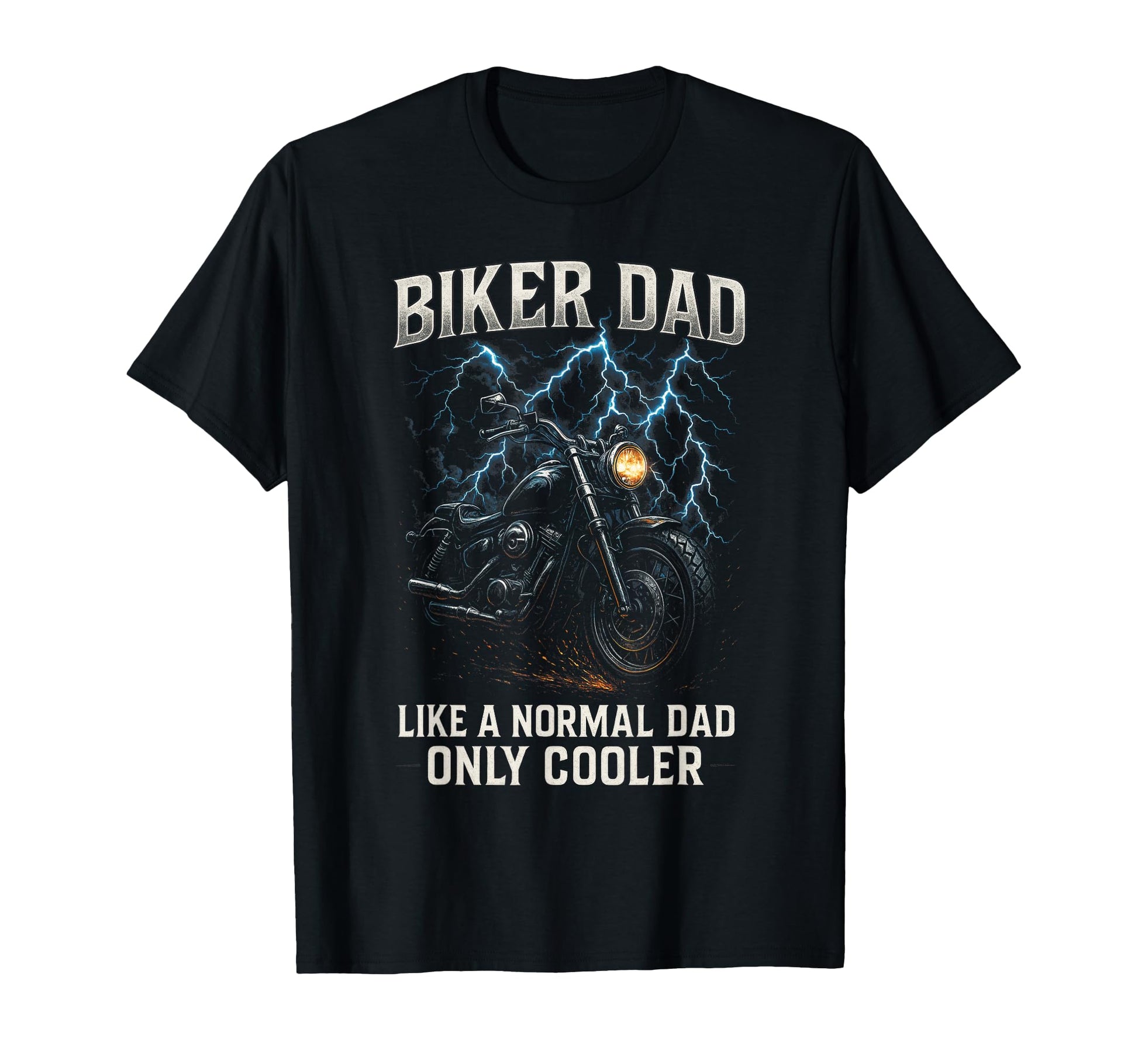 Biker Dad Motorcycle T-Shirt - Graphic Print for Adults - T-Shirt, Sweatshirt, Hoodie