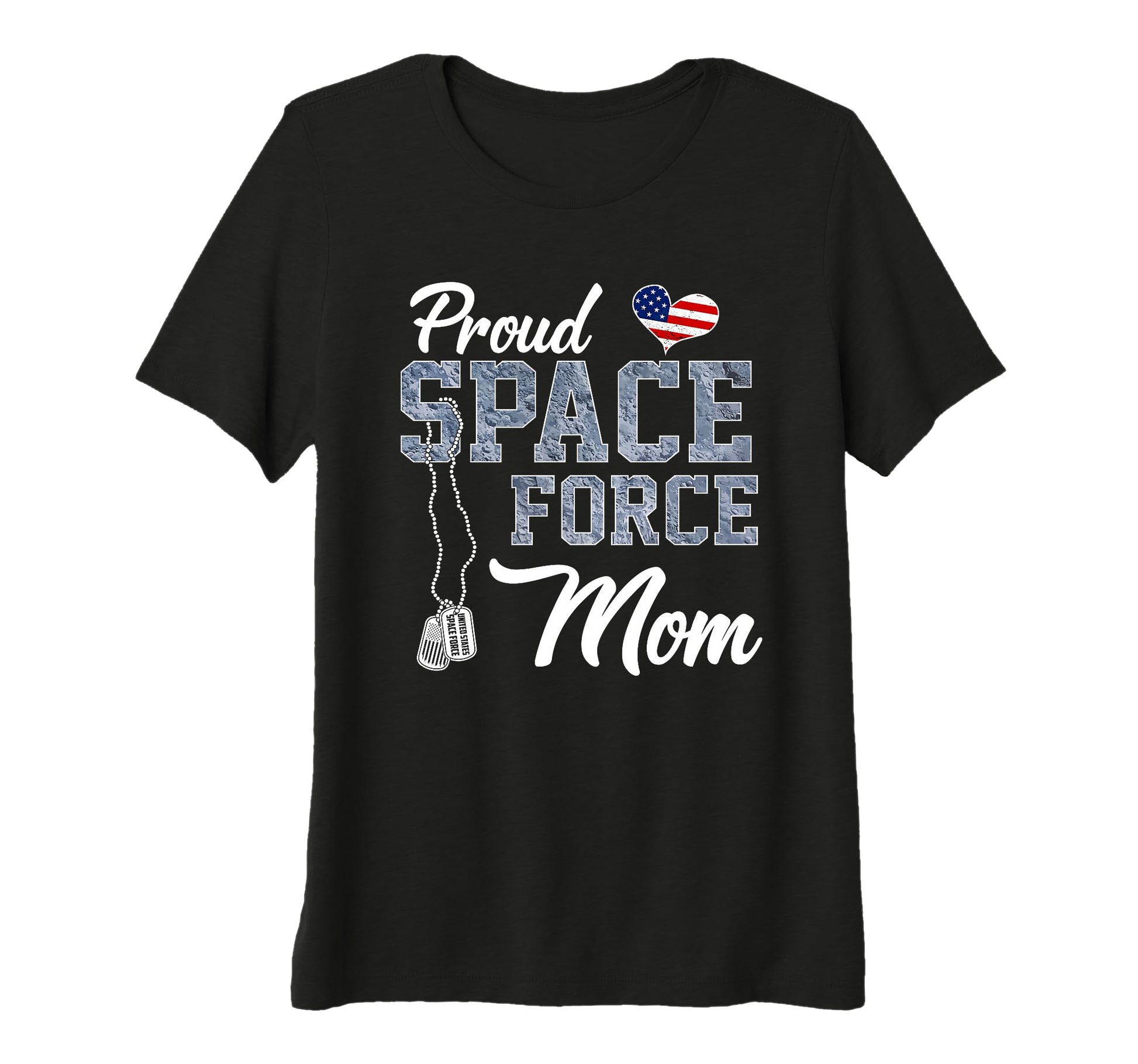 Womens Proud Space Force Mom Us T-Shirt - Aesthetic Graphic for Adults - T-Shirt, Sweatshirt, Hoodie