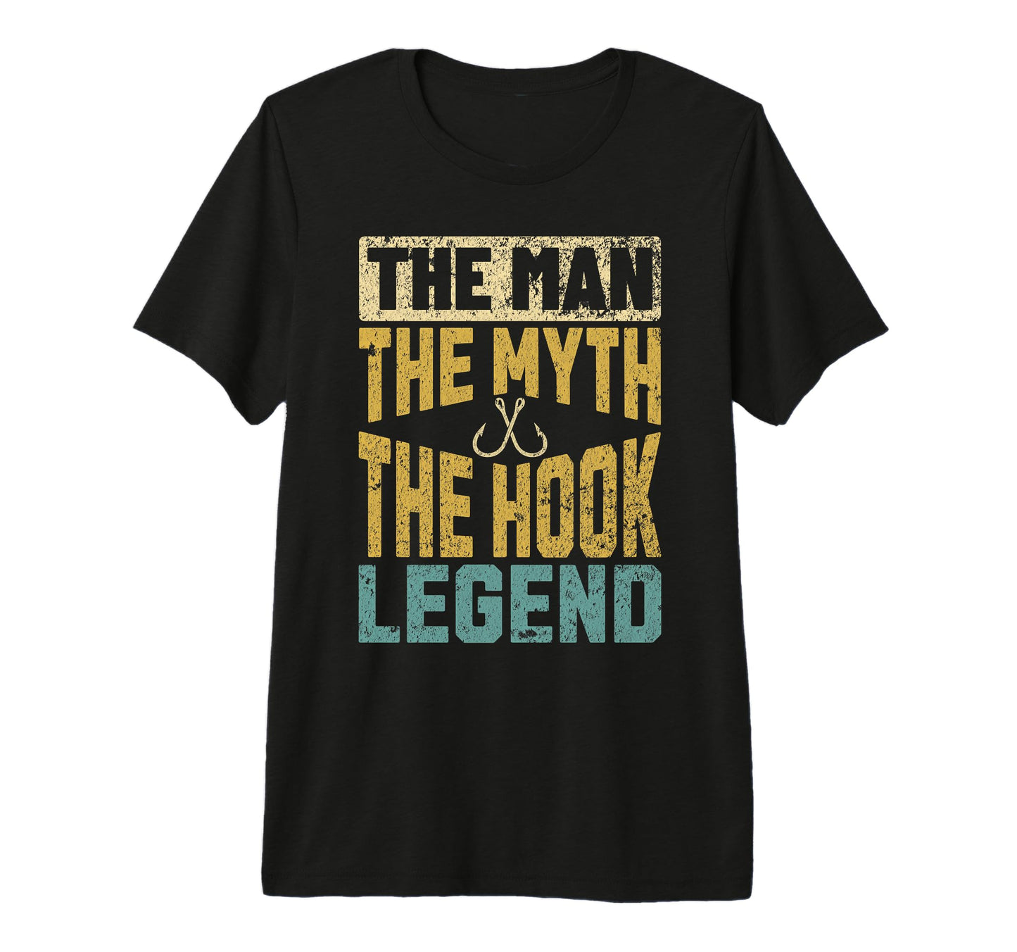 Mens Funny Dad Fishing Myth Hook T-Shirt - Novelty Apparel Men Women - T-Shirt, Sweatshirt, Hoodie