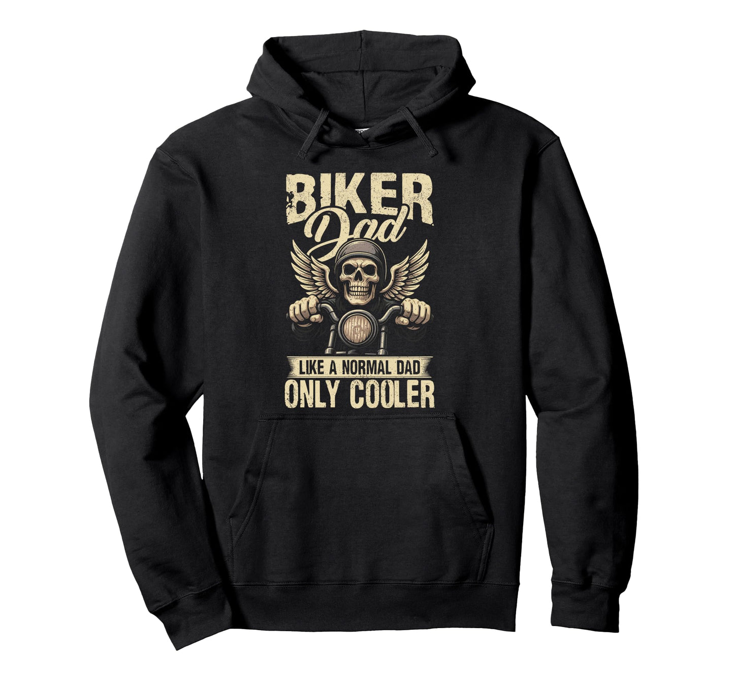 Motorcycle Biker Dad Fathers Day Motocross Hoodie - Unique Graphic Unisex - T-Shirt, Sweatshirt, Hoodie