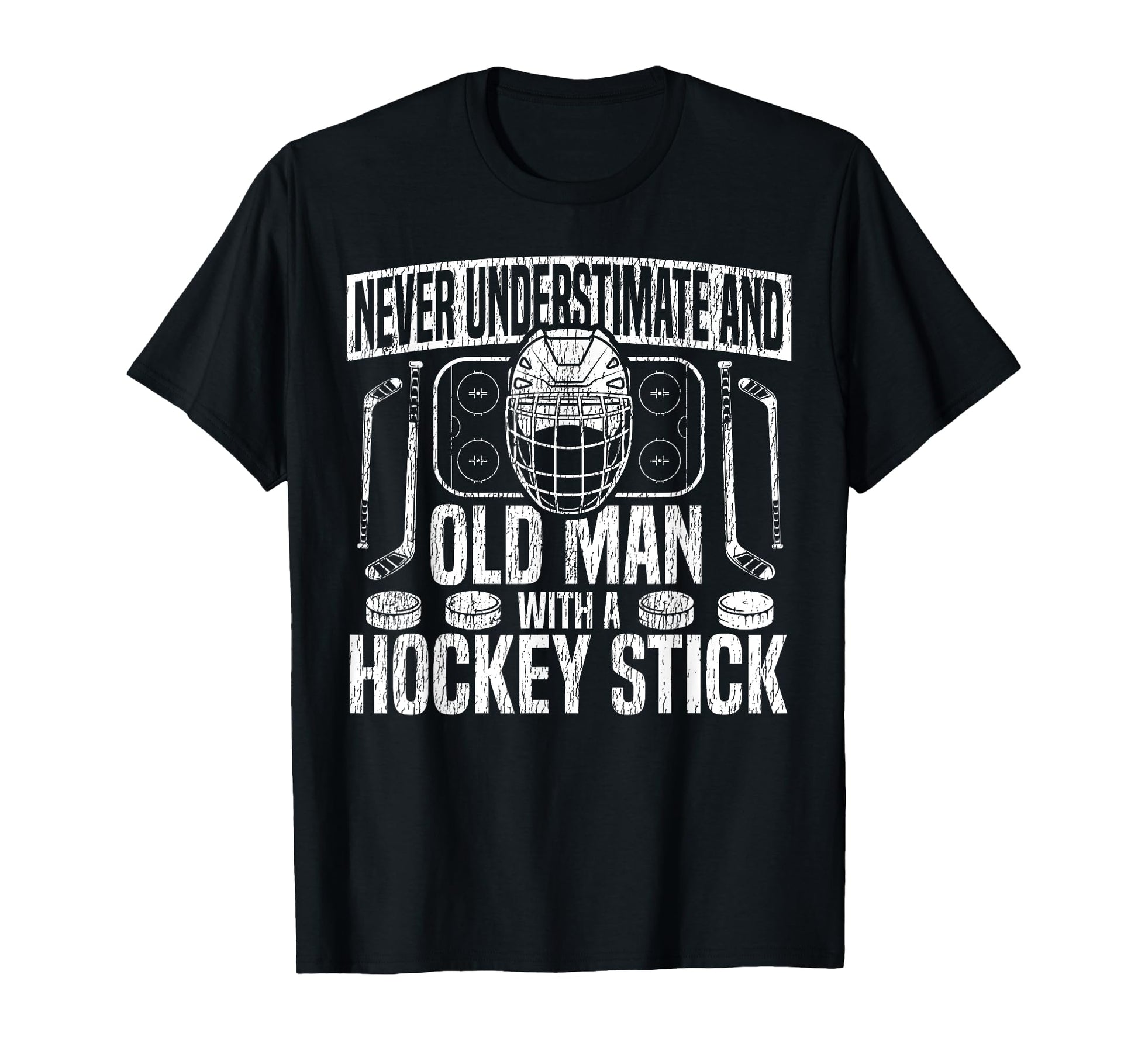 Ice Hockey Dad Father Never T-Shirt - Aesthetic Graphic Unisex - T-Shirt, Sweatshirt, Hoodie