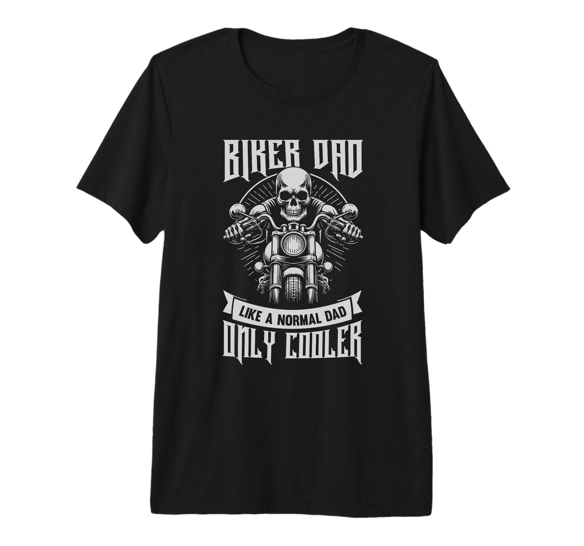 Father Rider Biker Dad Fathers T-Shirt - Casual Everyday Wear for Adults - T-Shirt, Sweatshirt, Hoodie