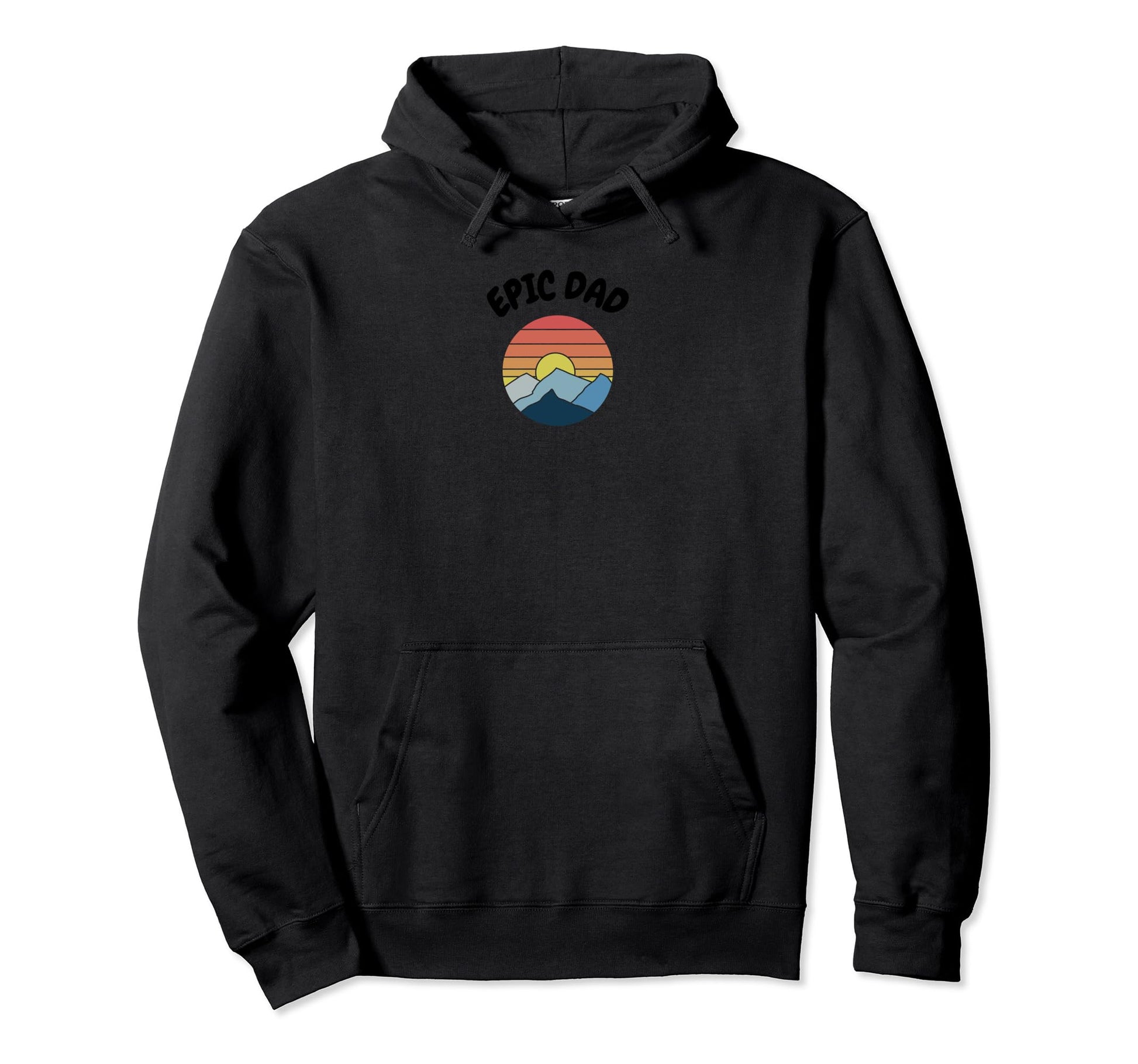 Epic Dad Hunting Fishing Camping Hoodie - Custom Art Print for Adults - T-Shirt, Sweatshirt, Hoodie