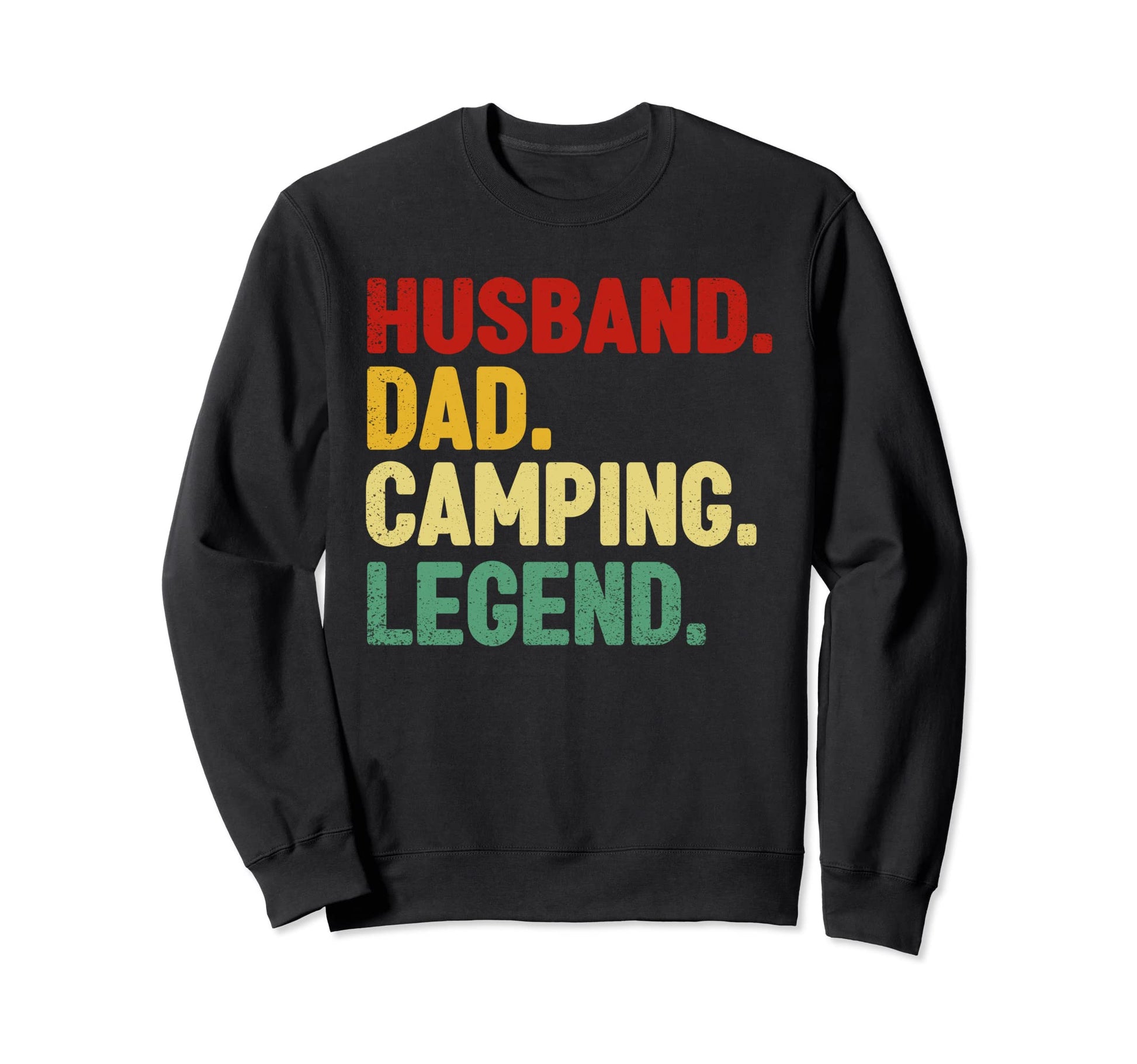 Funny Camper Husband Dad Camping Sweatshirt - Aesthetic Graphic for Adults - T-Shirt, Sweatshirt, Hoodie