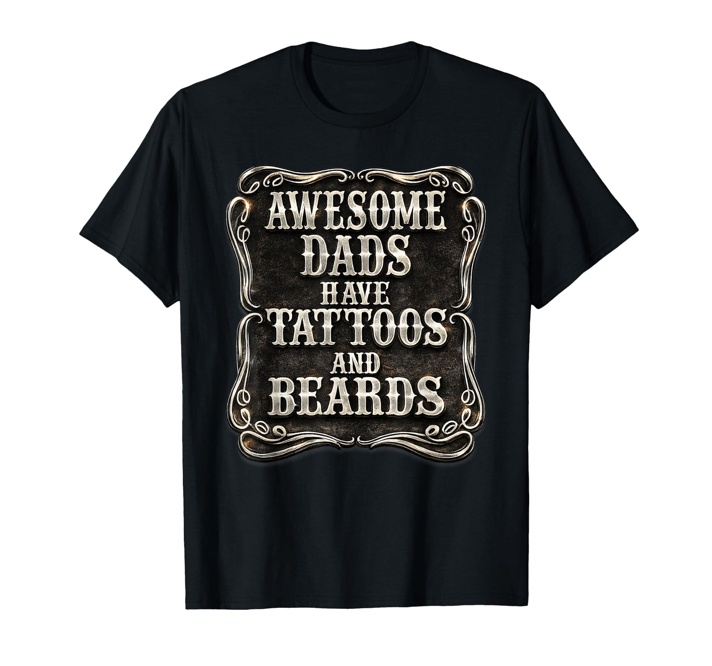 Biker Awesome Dads Have Tattoos T-Shirt - Streetwear Style for Adults - T-Shirt, Sweatshirt, Hoodie