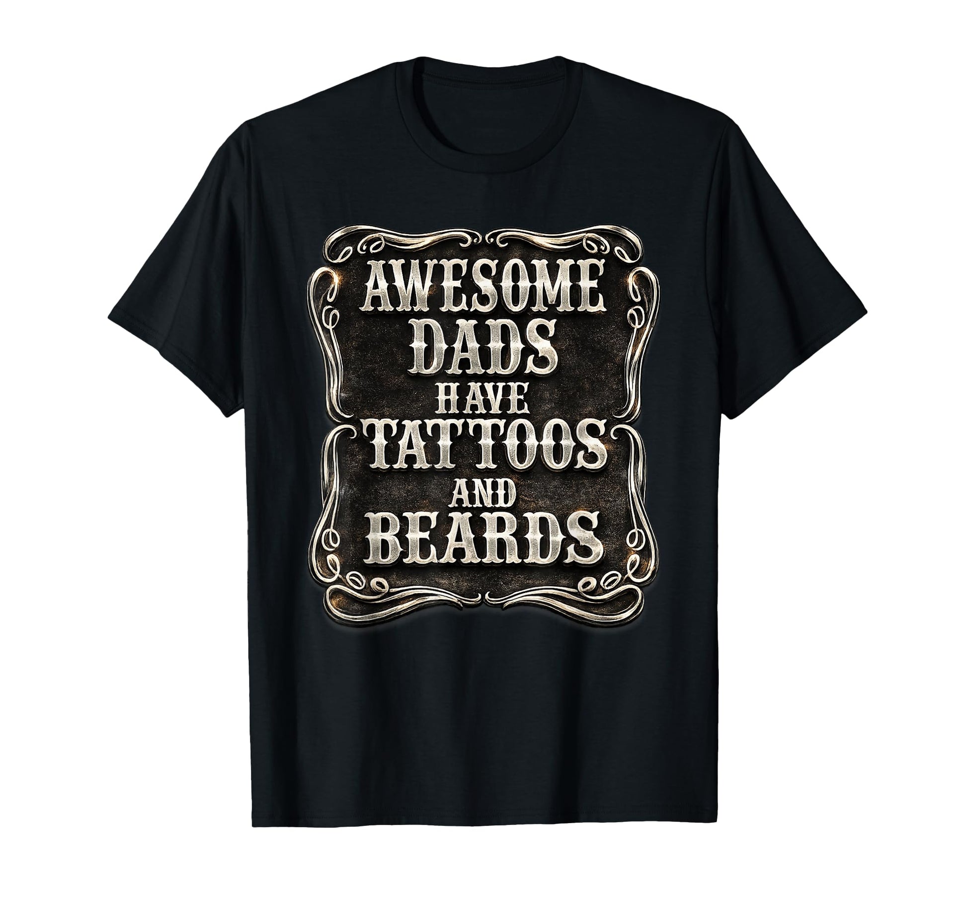 Biker Awesome Dads Have Tattoos T-Shirt - Streetwear Style for Adults - T-Shirt, Sweatshirt, Hoodie