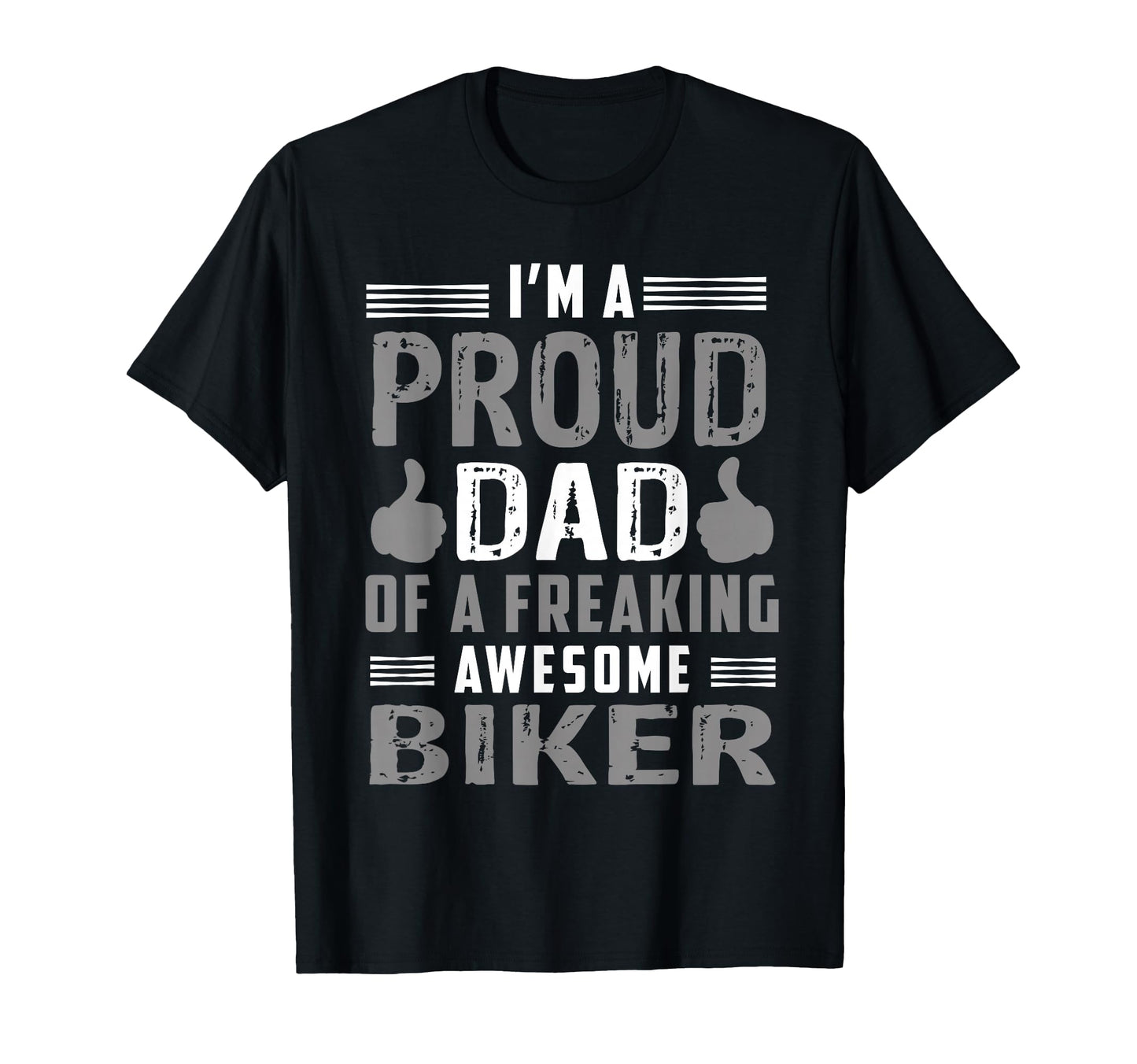 Dad Freaking Awesome Biker Motorcycle T-Shirt - Minimalist Print Men Women - T-Shirt, Sweatshirt, Hoodie