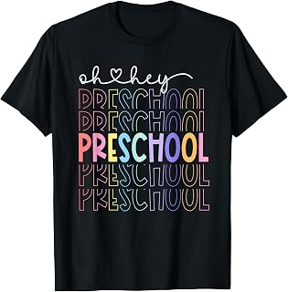 Back to School Oh Hey Preschool Teachers Women Student T-Shirt Unisex T-shirt, Sweatshirt, Hoodie, Long Sleeve Tee - T-Shirt, Sweatshirt, Hoodie