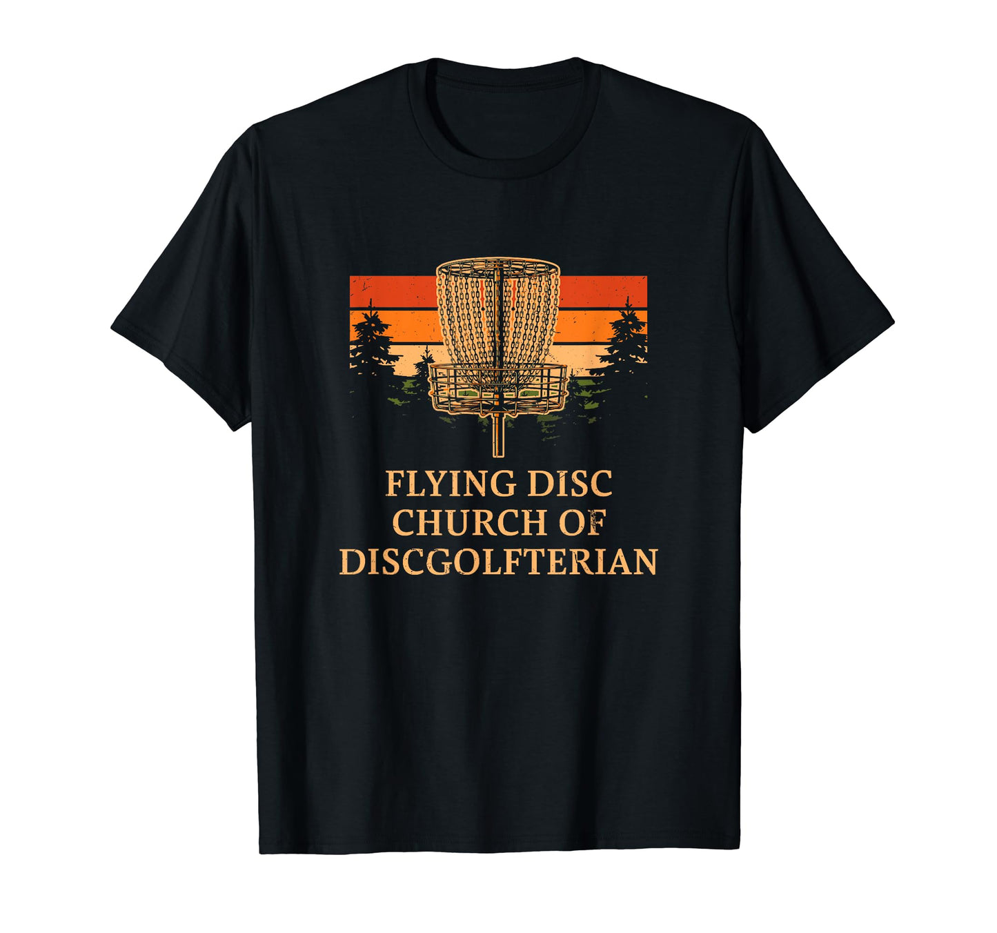 Flying Disc Church Funny Disc Golf T-Shirt - Graphic Print Men Women - T-Shirt, Sweatshirt, Hoodie