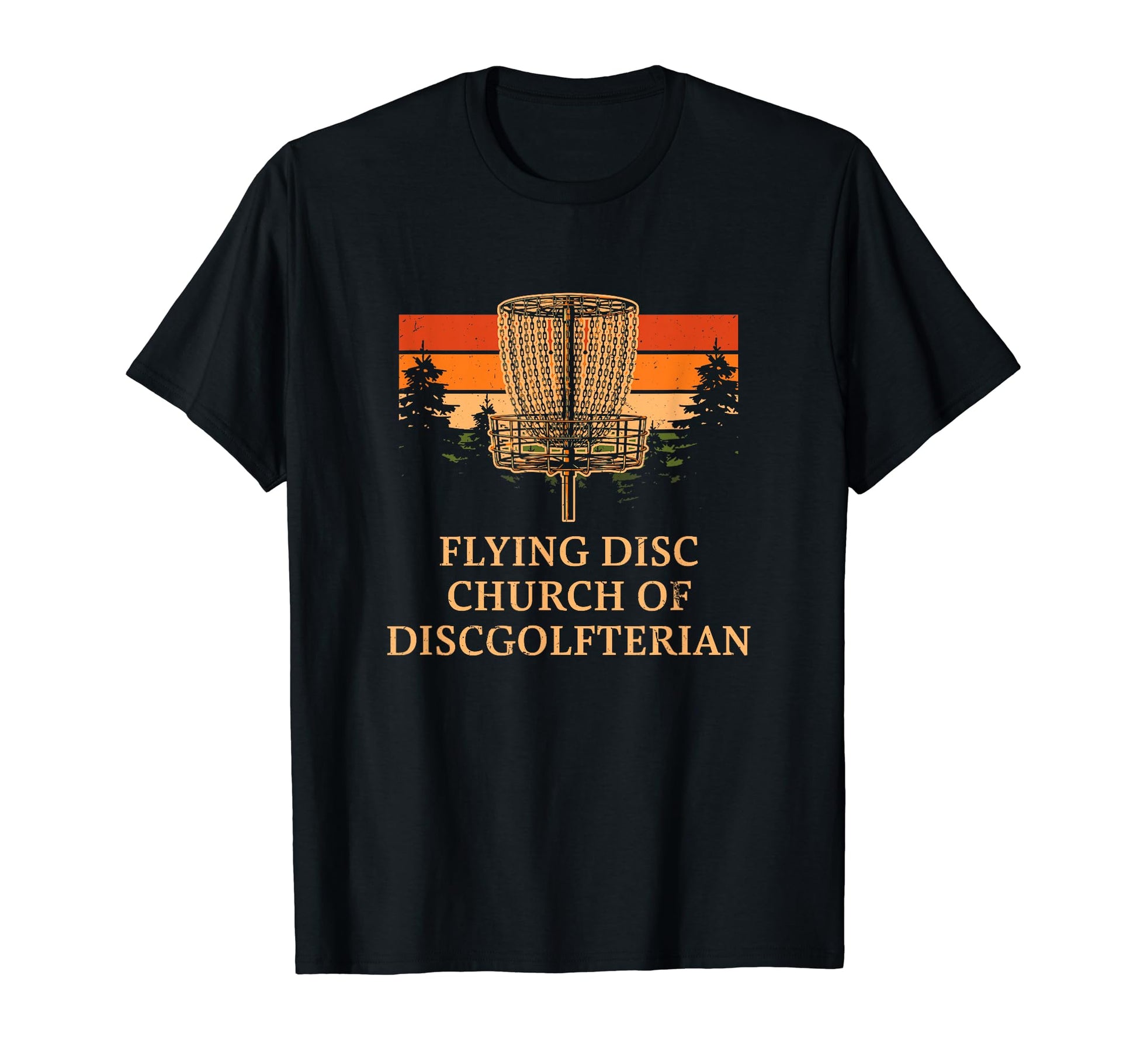 Flying Disc Church Funny Disc Golf T-Shirt - Graphic Print Men Women - T-Shirt, Sweatshirt, Hoodie