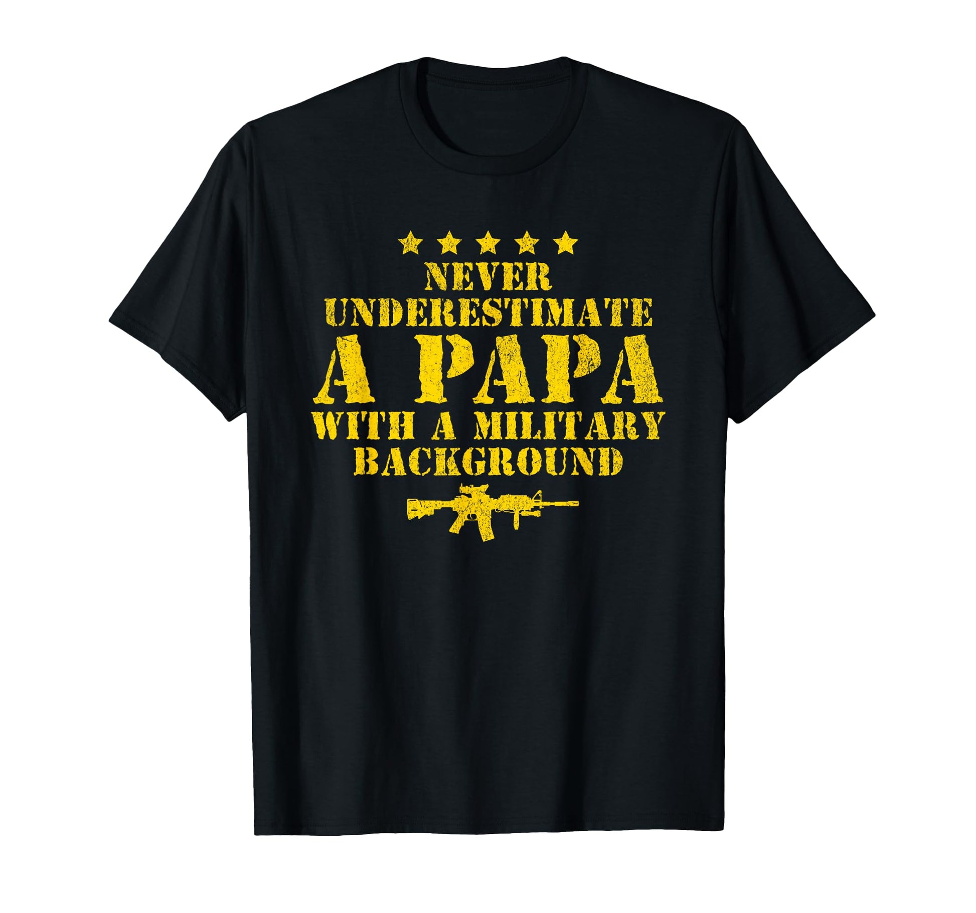 Funny Never Underestimate Papa T-Shirt - Minimalist Print for Adults - T-Shirt, Sweatshirt, Hoodie