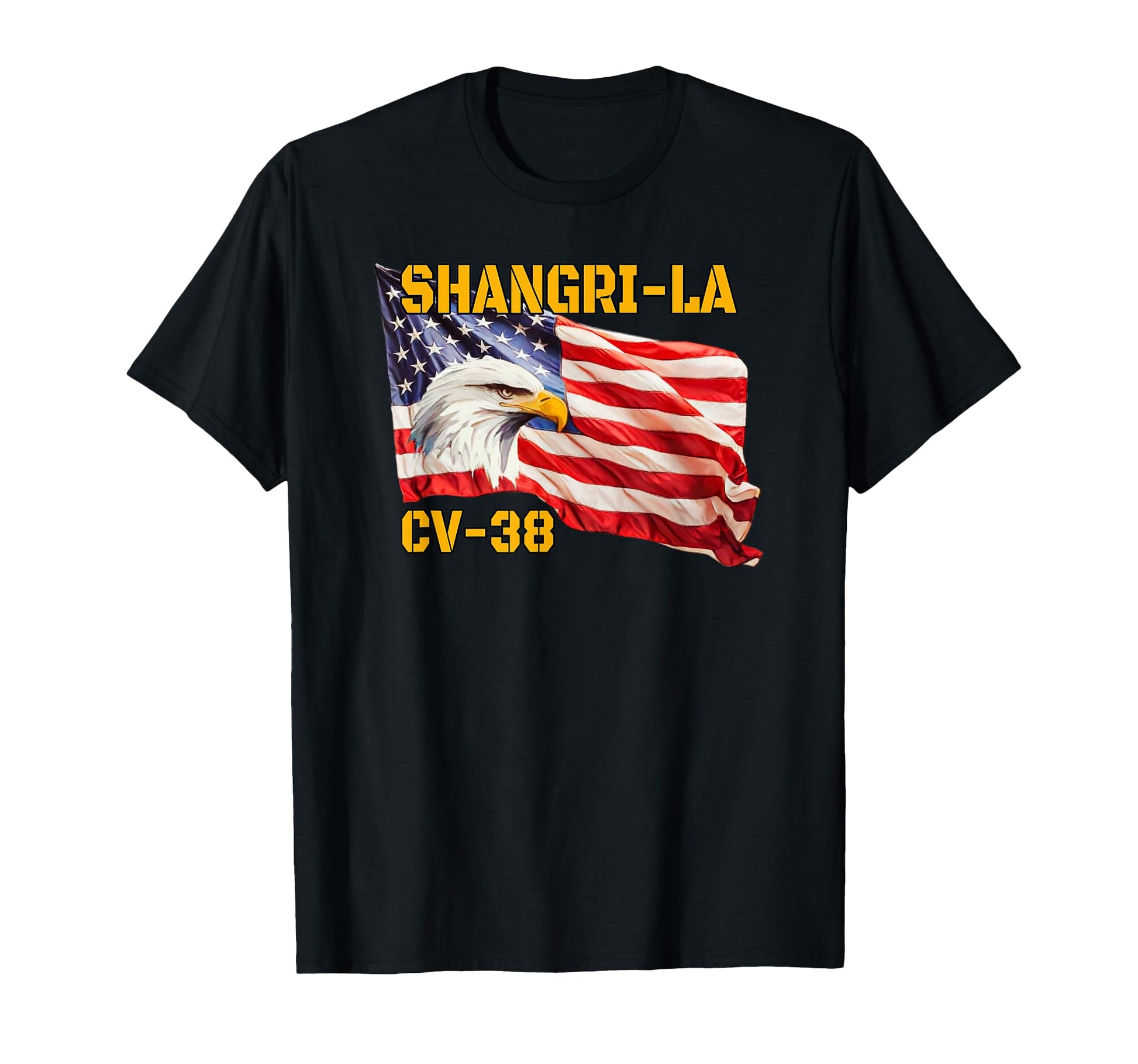 Warship Shangri La Cv 38 Aircraft T-Shirt - Novelty Apparel Men Women - T-Shirt, Sweatshirt, Hoodie